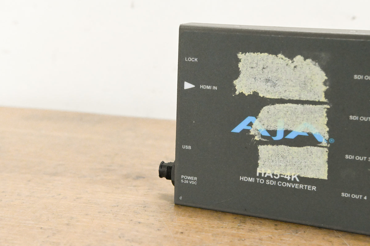AJA HA5-4K 4K HDMI to 4K SDI Mini Converter (NO POWER SUPPLY)