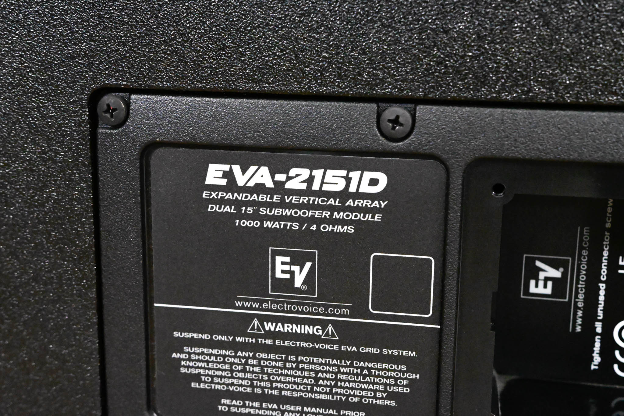 Electro-Voice (EV) EVA-2151D Dual 15" Passive Line Array Subwoofer