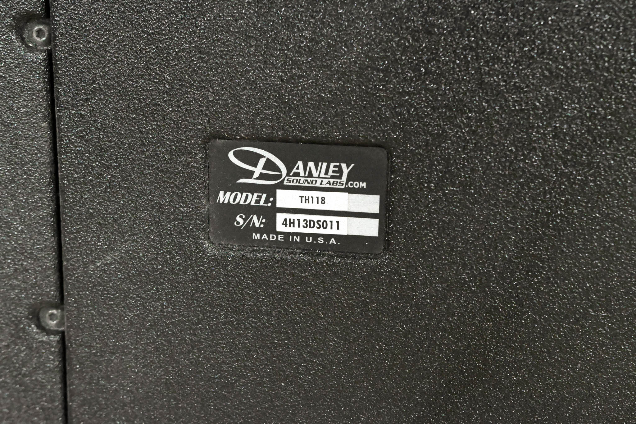 Danley TH118 Passive Tapped Horn Subwoofer