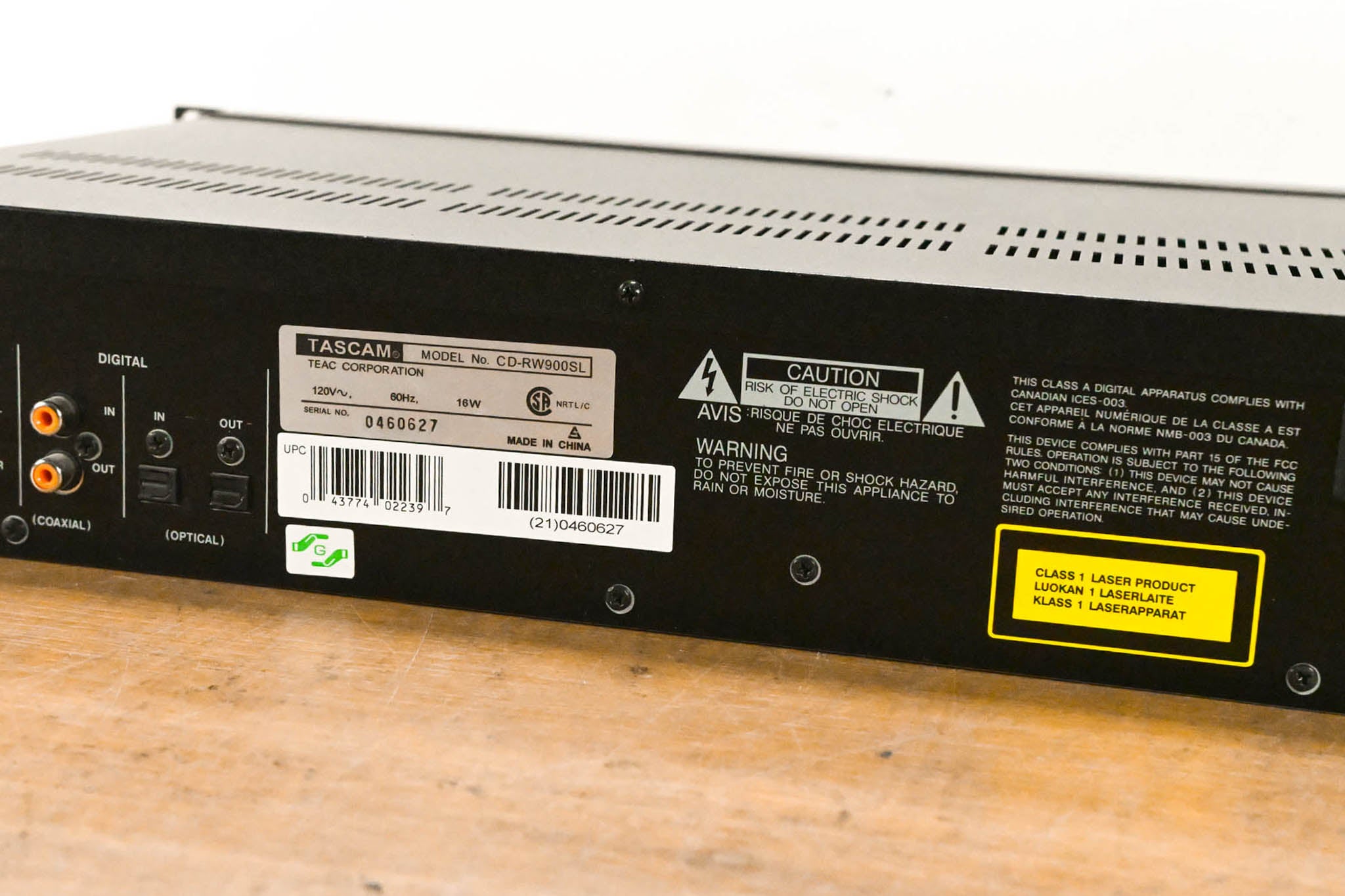 TASCAM CD-RW900SL CD Rewritable Recorder