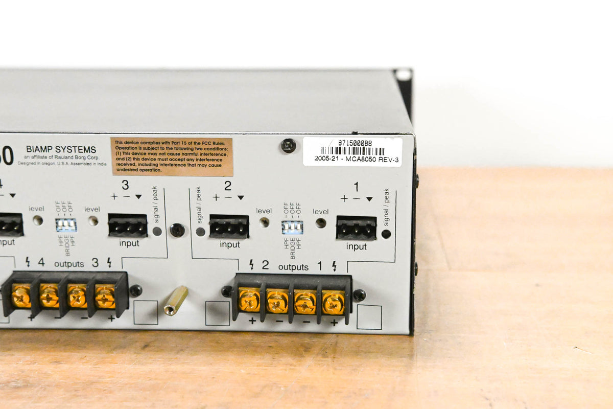 Biamp MCA 8050 8-Channel Amplifier