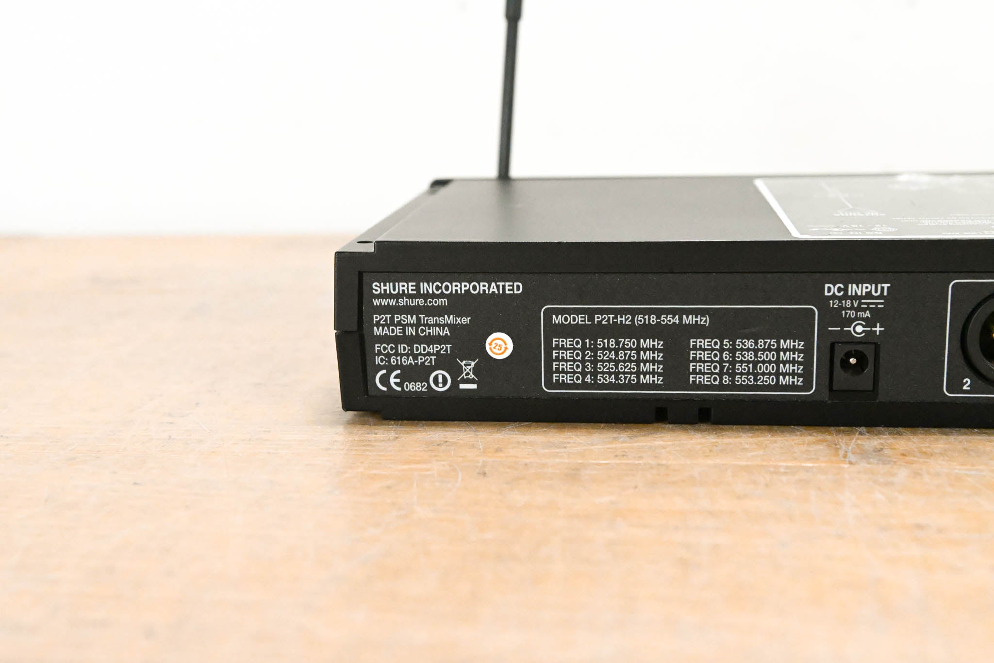 Shure PSM200 In-Ear Personal Monitoring System - H2 Band NO POWER SUPPLY