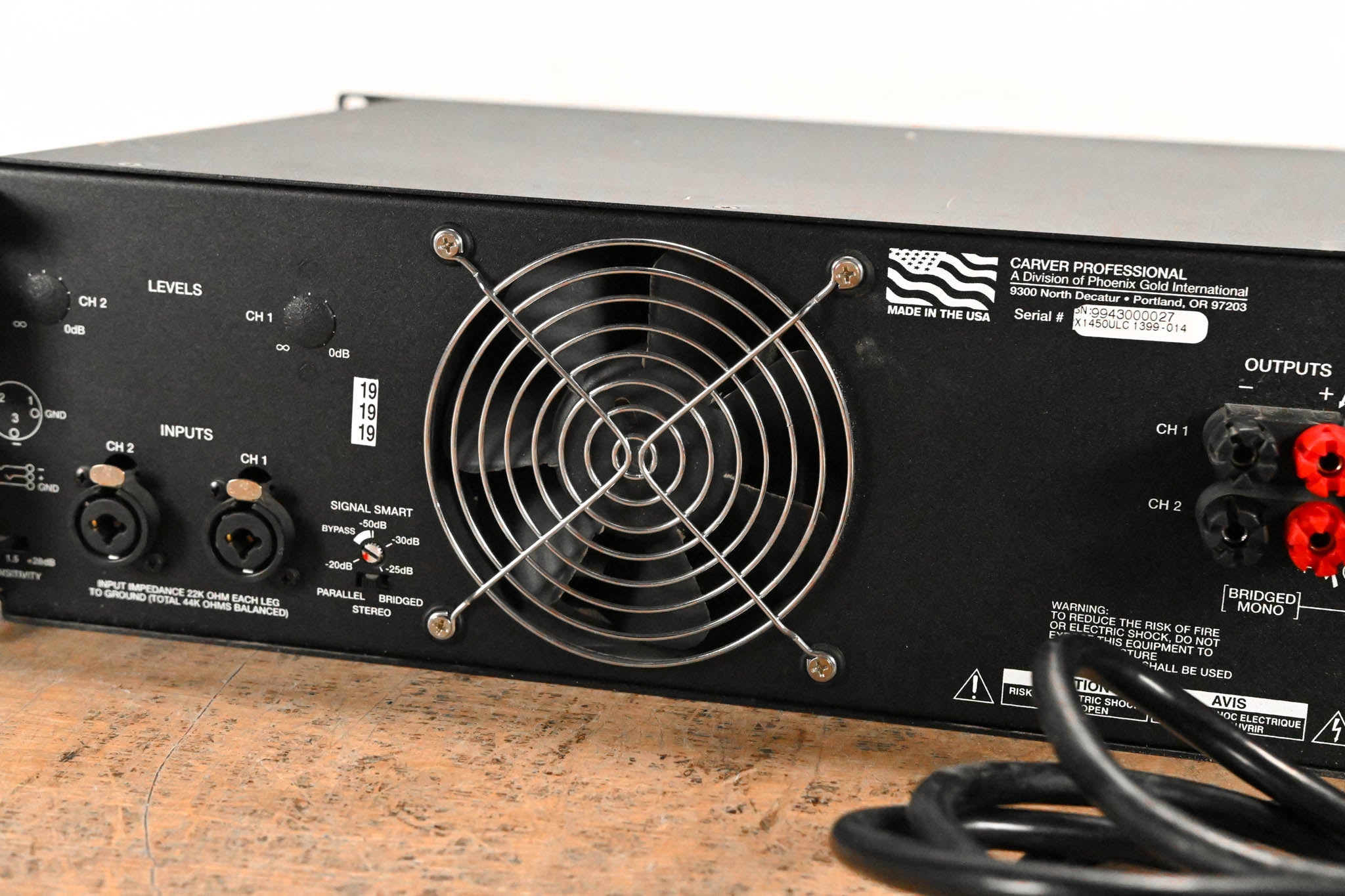 Carver PX1450 2-Channel Power Amplifier