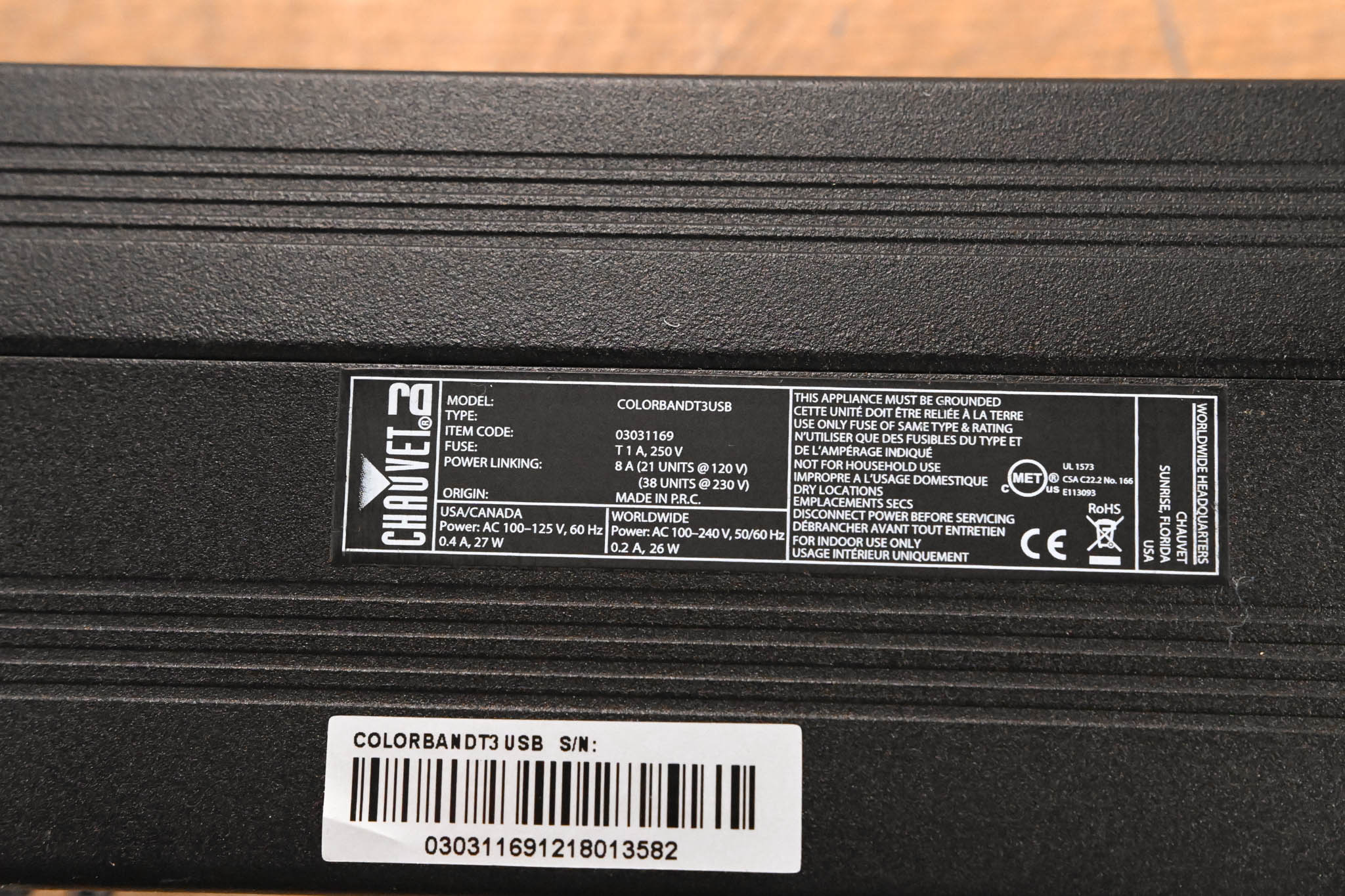 Chauvet COLORband T3USB Linear RGB Wash Light