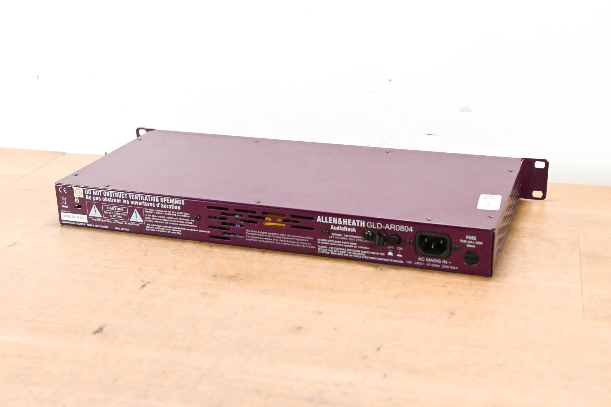 Allen & Heath GLD-AR84 8x4 I/O Expander AudioRack