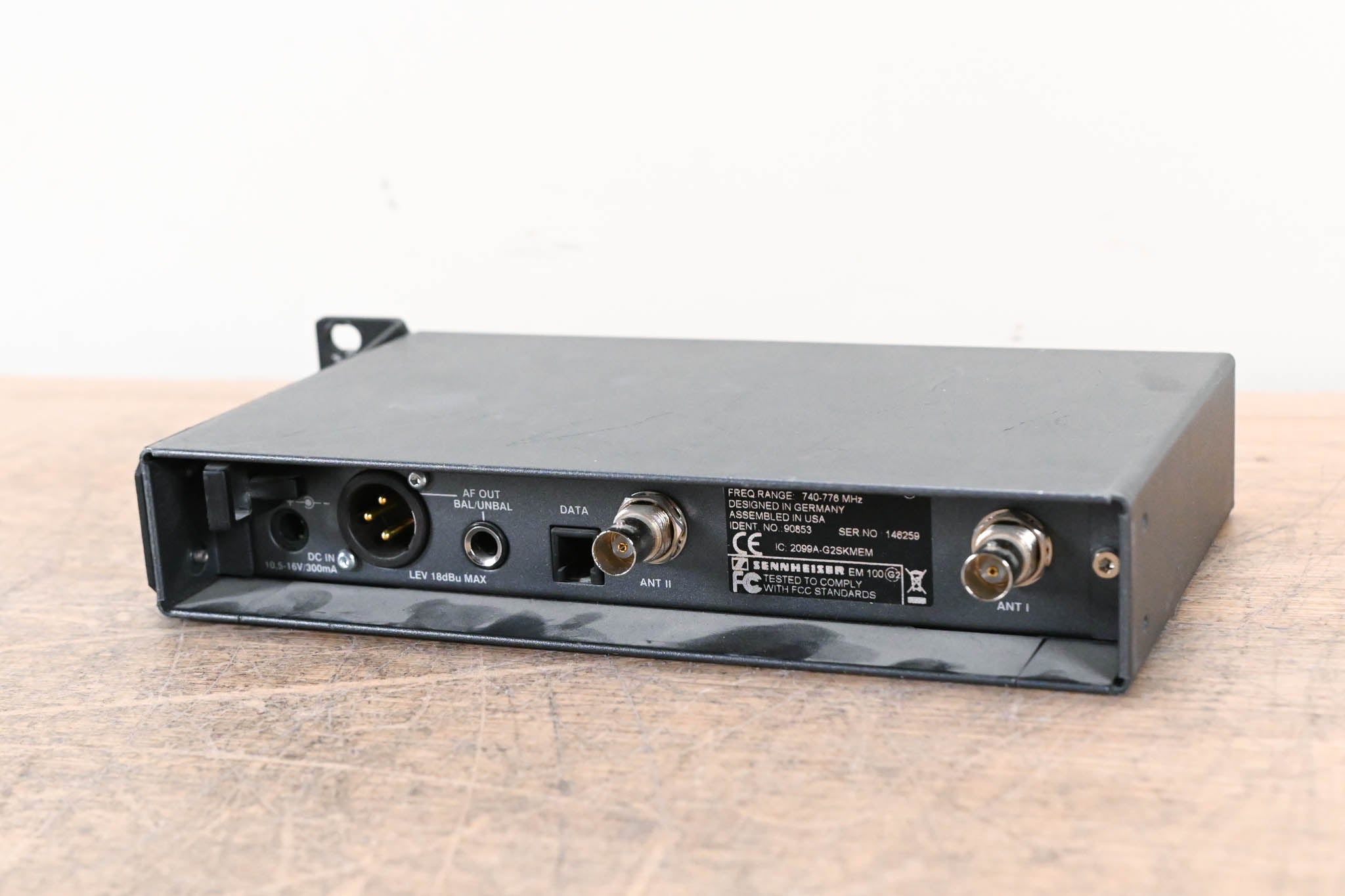 Sennheiser EM 100 G2 Wireless Receiver 740-776 MHz (NO POWER SUPPLY)