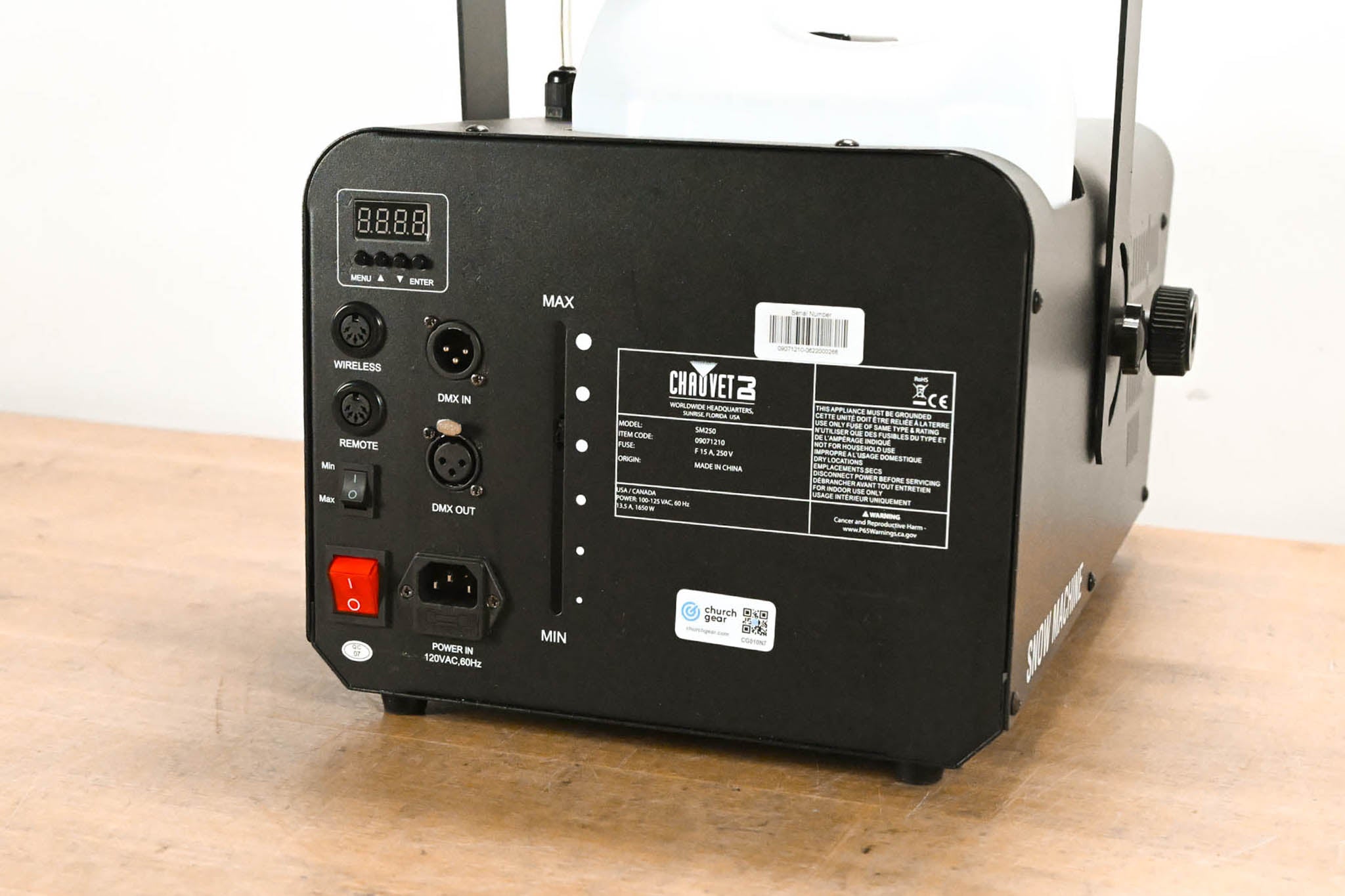 Chauvet SM250 Snow Machine