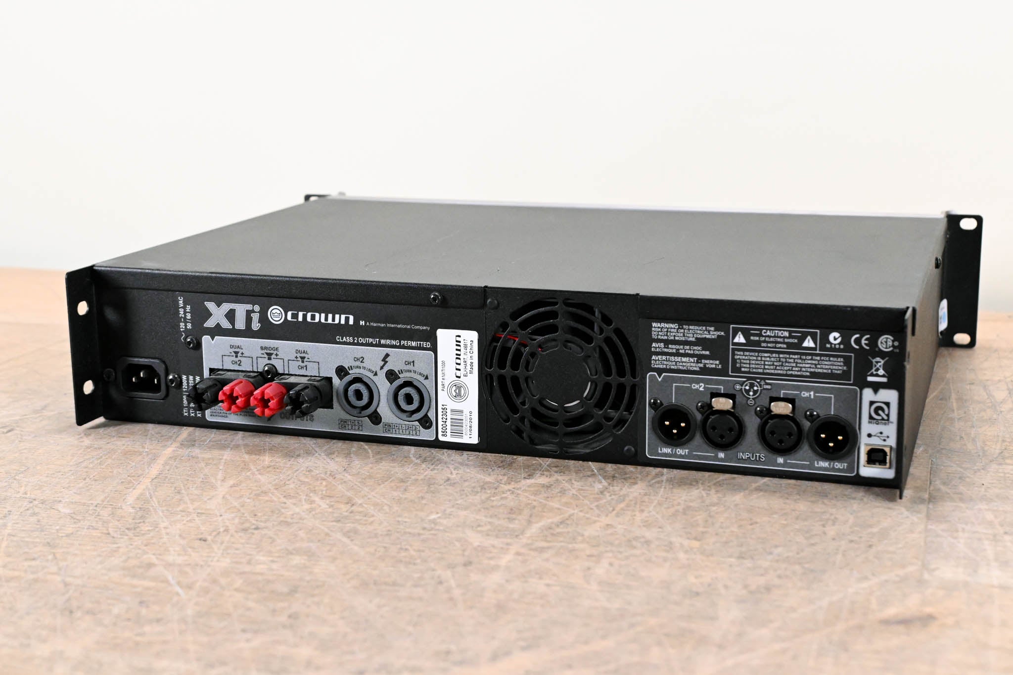 Crown XTi 1000 Stereo Power Amplifier with DSP