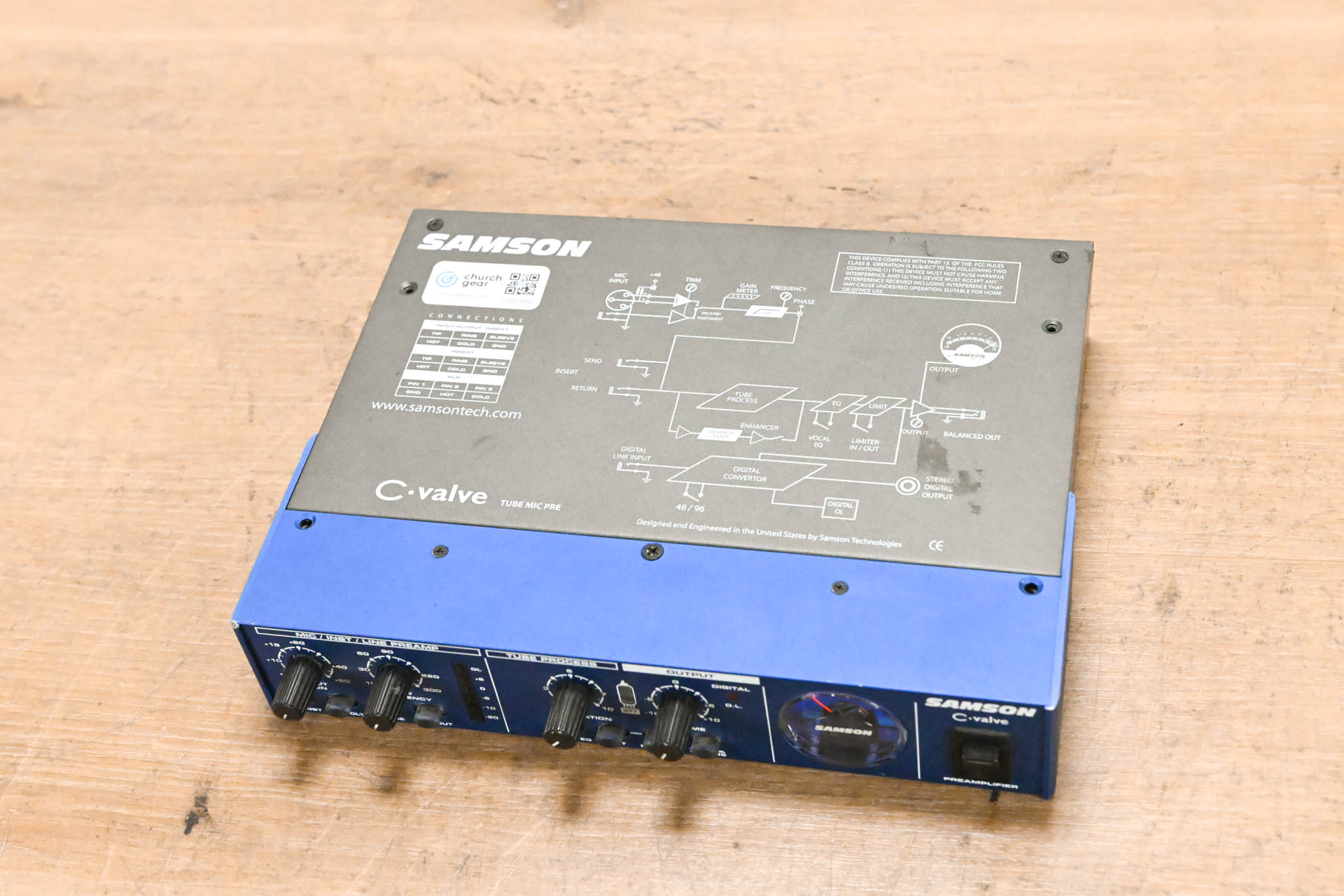 Samson C Valve Tube Microphone Preamp (NO POWER SUPPLY)