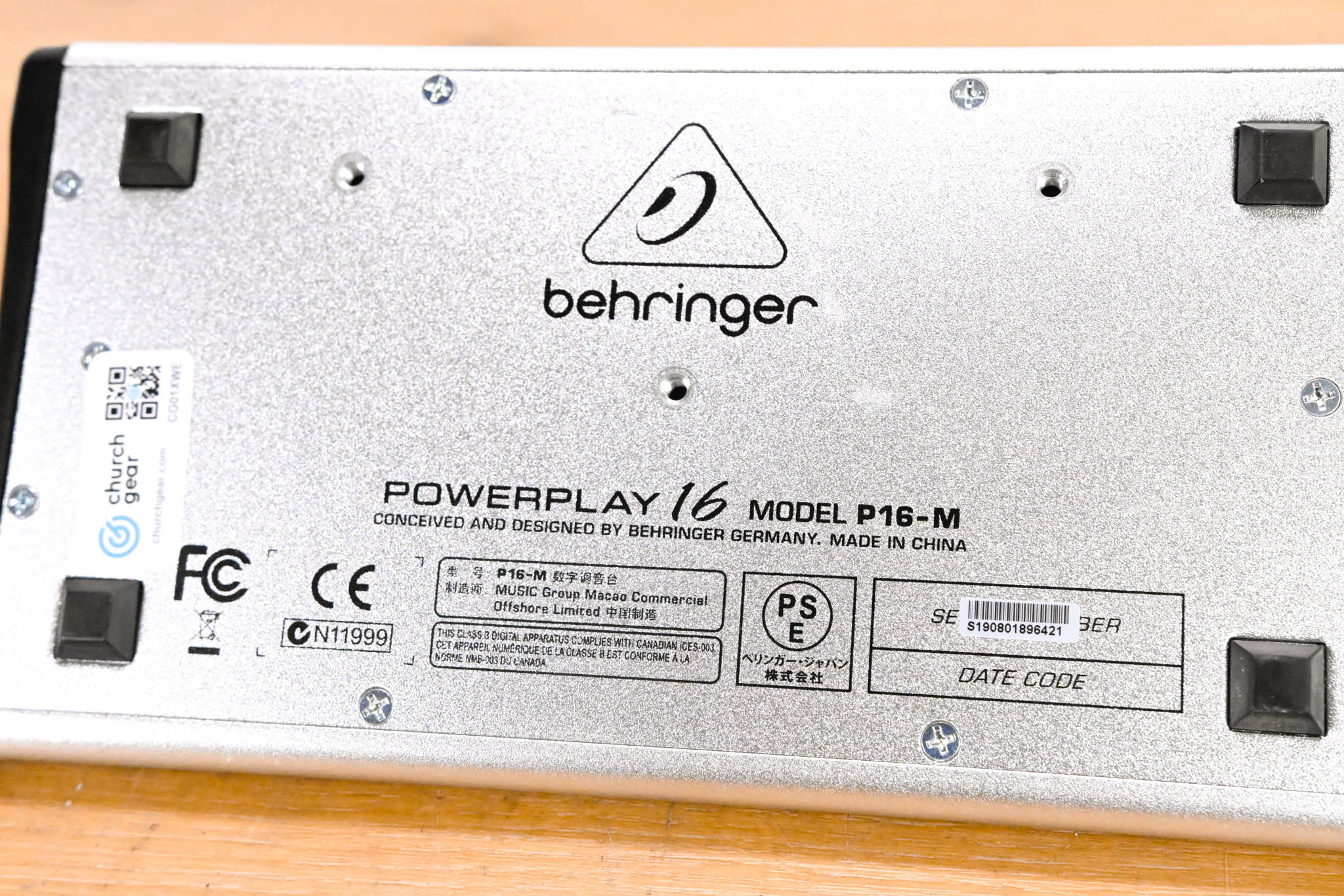 Behringer Powerplay P16-M 16-Channel Digital Personal Mixer