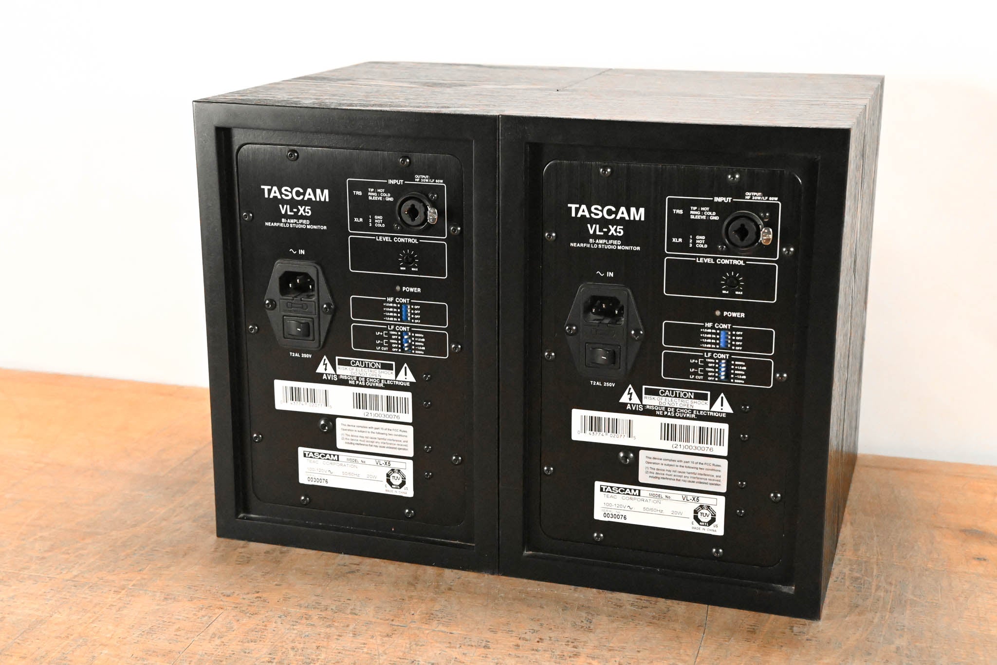 TASCAM VL-X5 Bi-Amplified Nearfield Studio Monitor (PAIR)