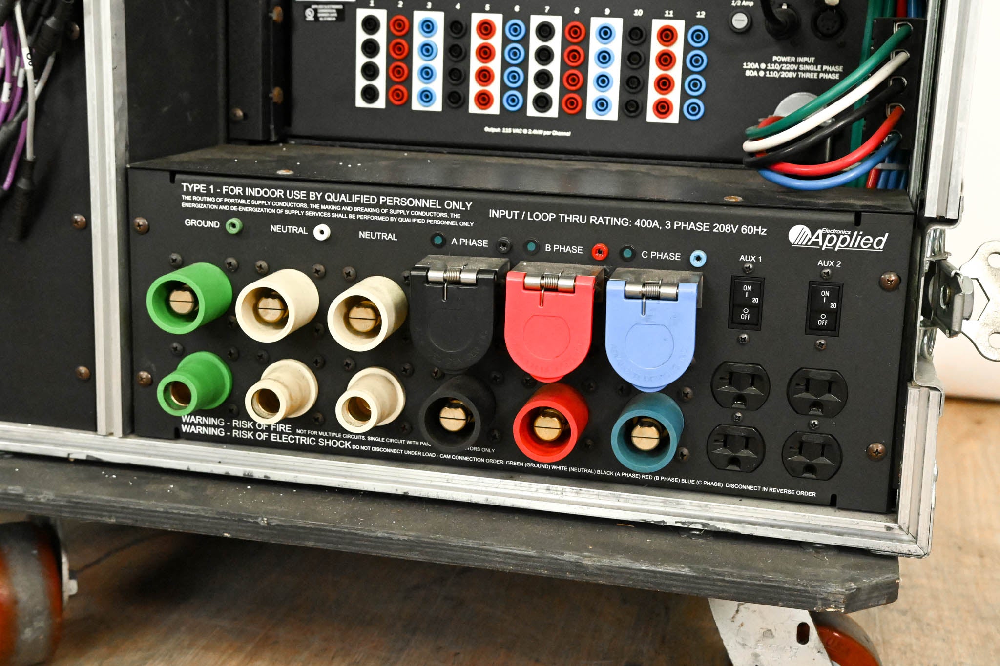 Applied Electronics 48-Channel Omega Rack SA12/2400 Dimmer Rack