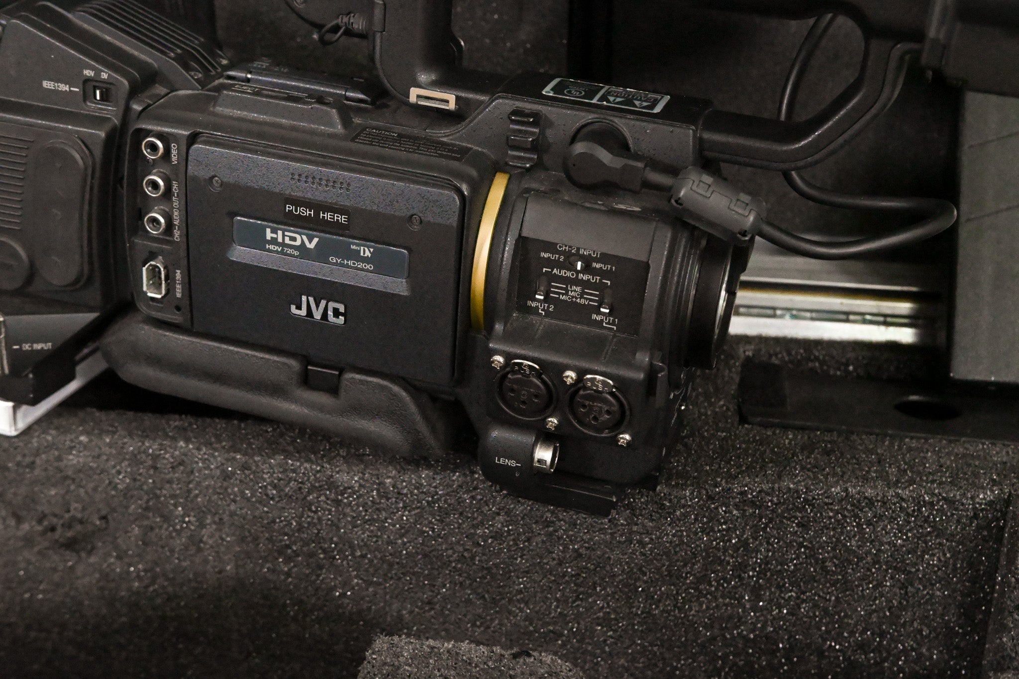 JVC GY-HD200U 1/3" 3-CCD Professional HDV Camcorder