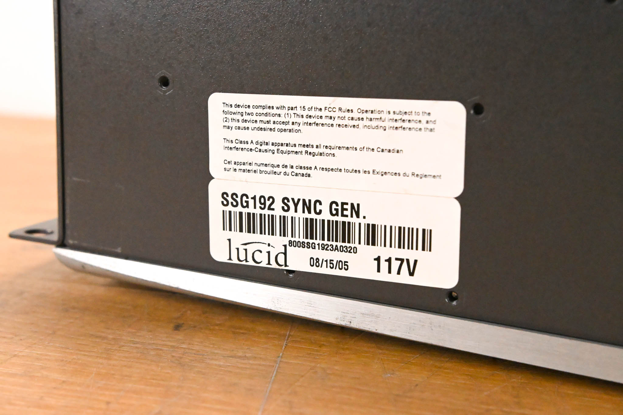 Lucid SSG192 High Definition Studio Sync Generator