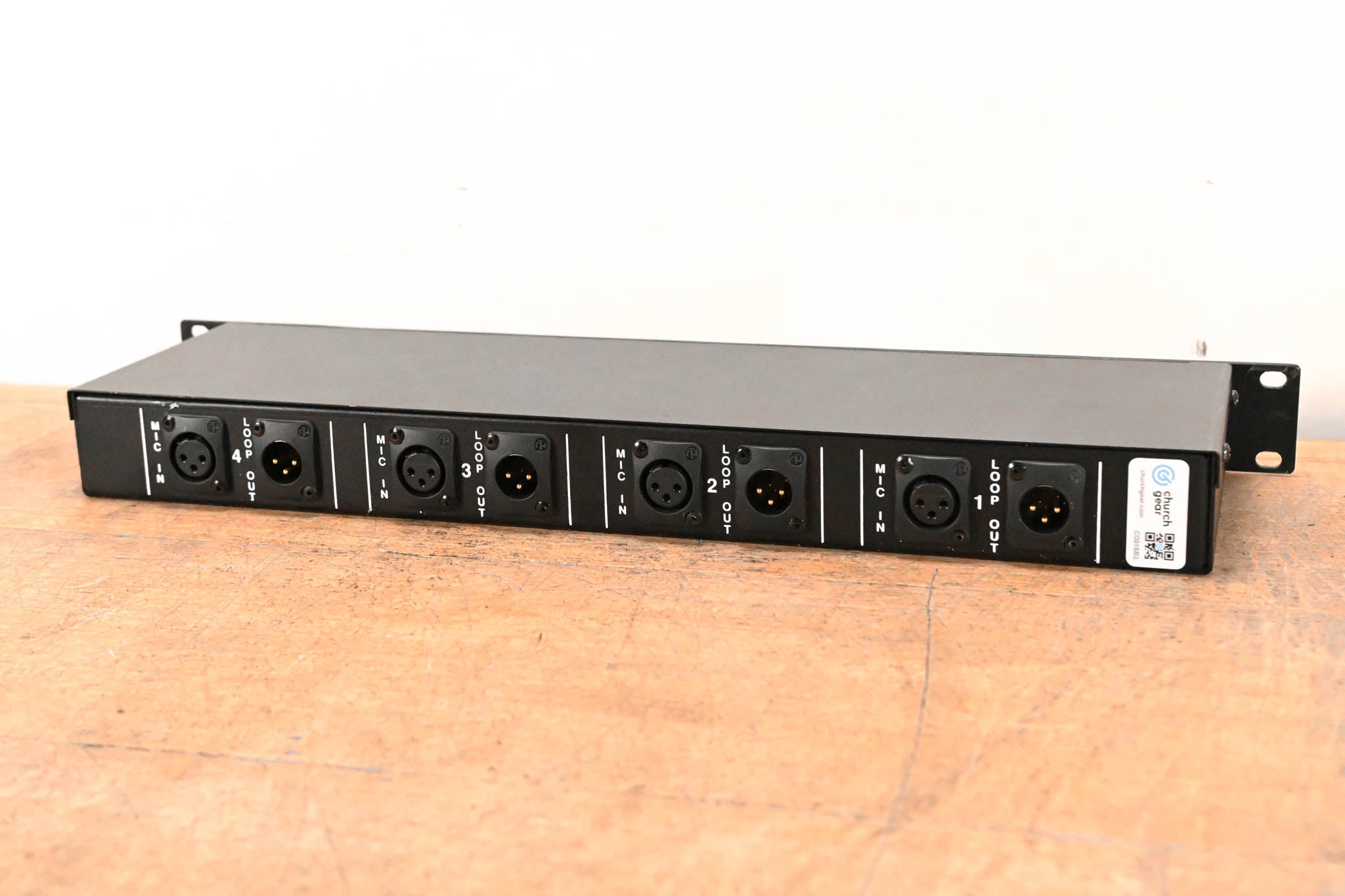 Horizon MS-4 4-Channel Rackmount Mic Splitter