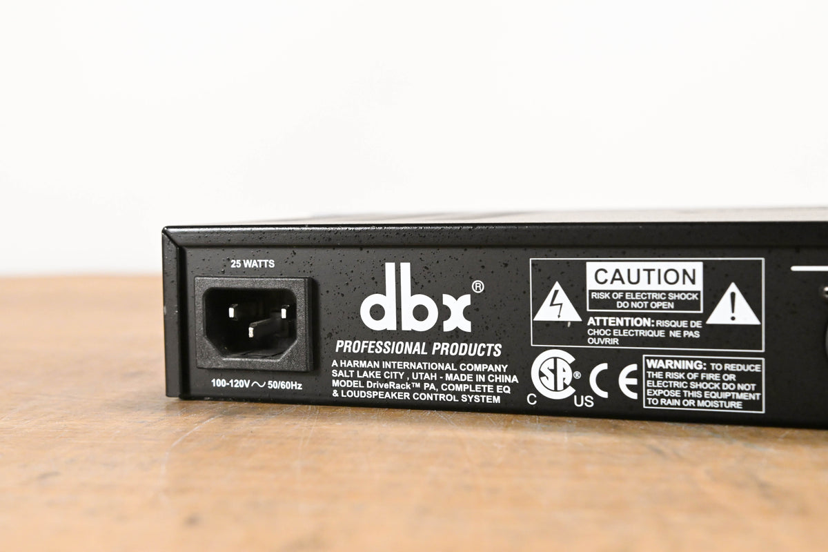 dbx DriveRack PA Complete Equalization and Loudspeaker Control System