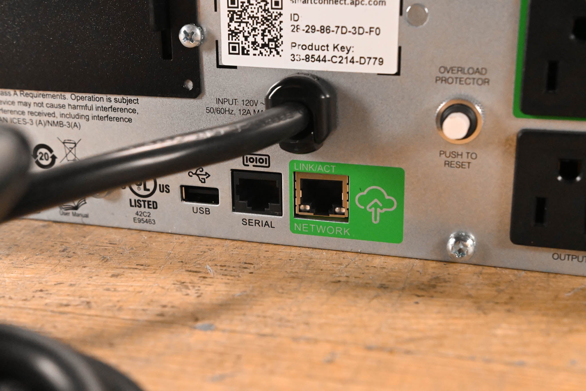 APC SMT1000RM2UC Smart-UPS Battery Backup w/ SmartConnect