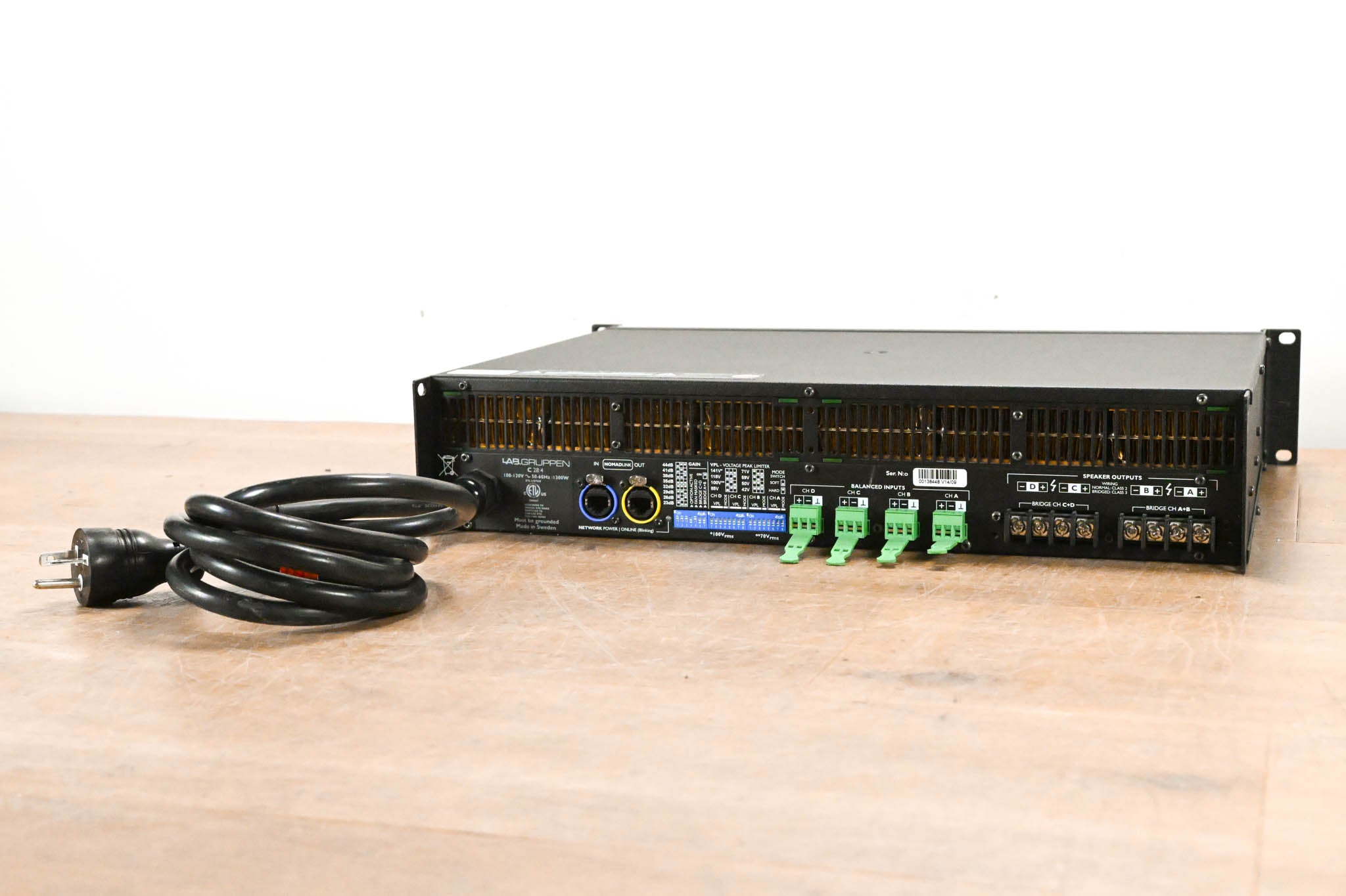 Lab Gruppen C 28:4 2800W 4-Channel Power Amplifier