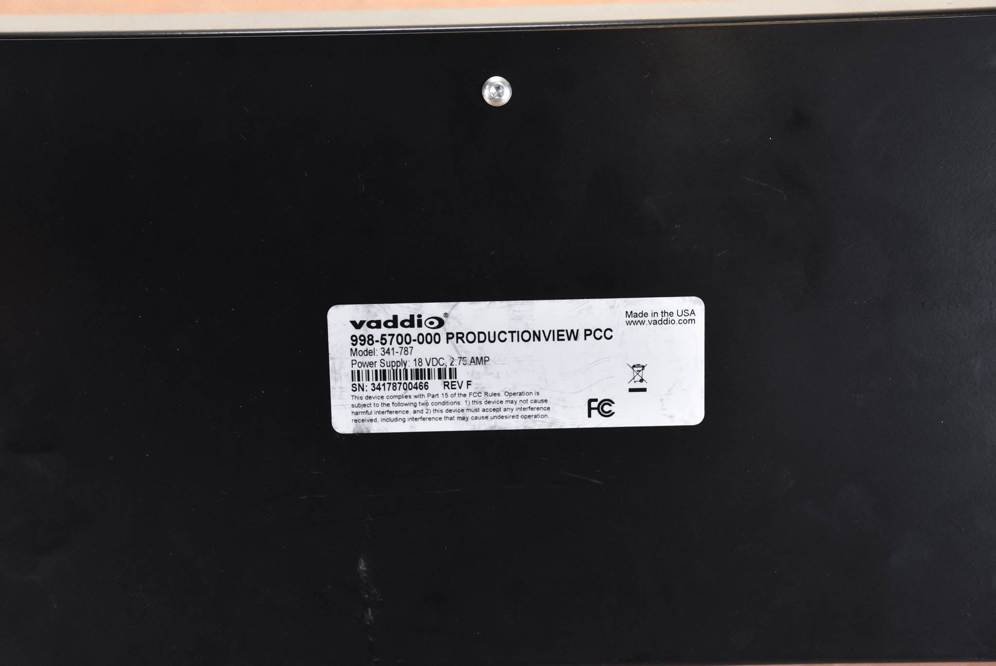 Vaddio ProductionVIEW Precision Camera Controller (NO POWER SUPPLY)