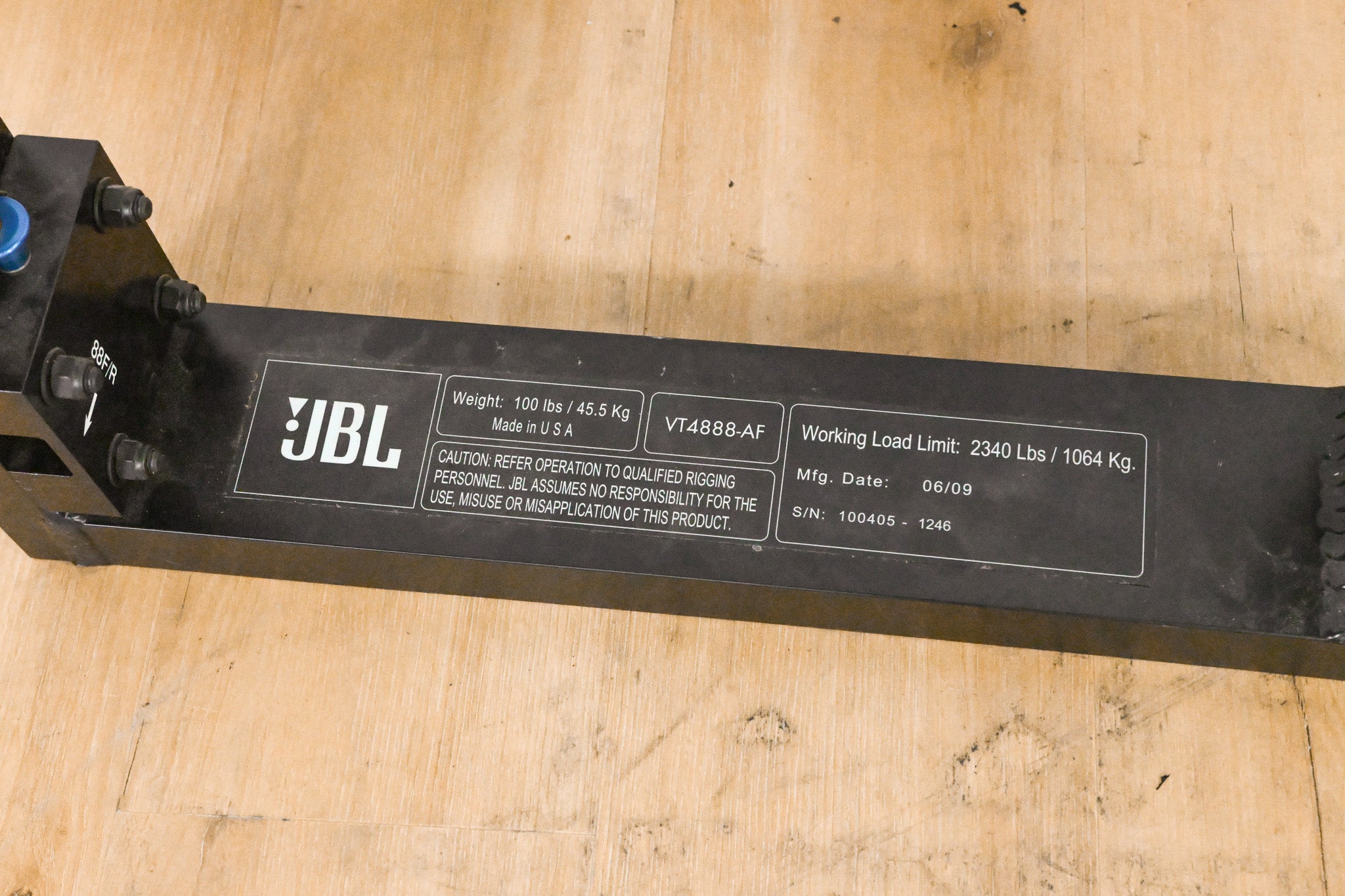 JBL VT4888-AF Array Frame for VT Systems