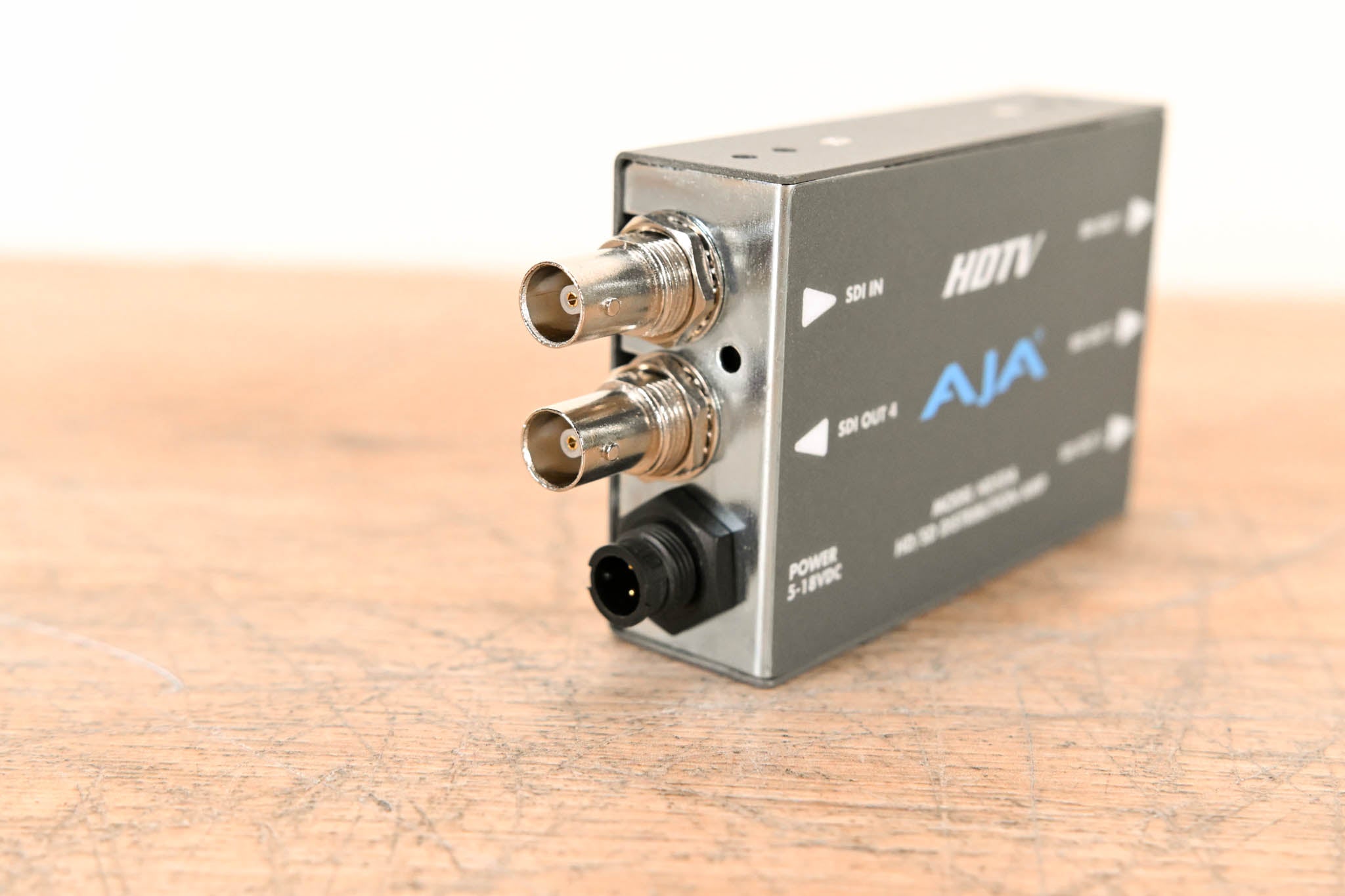 AJA HD5DA 1x4 HD/SD-SDI Distribution Amplifier/Repeater NO POWER SUPPLY