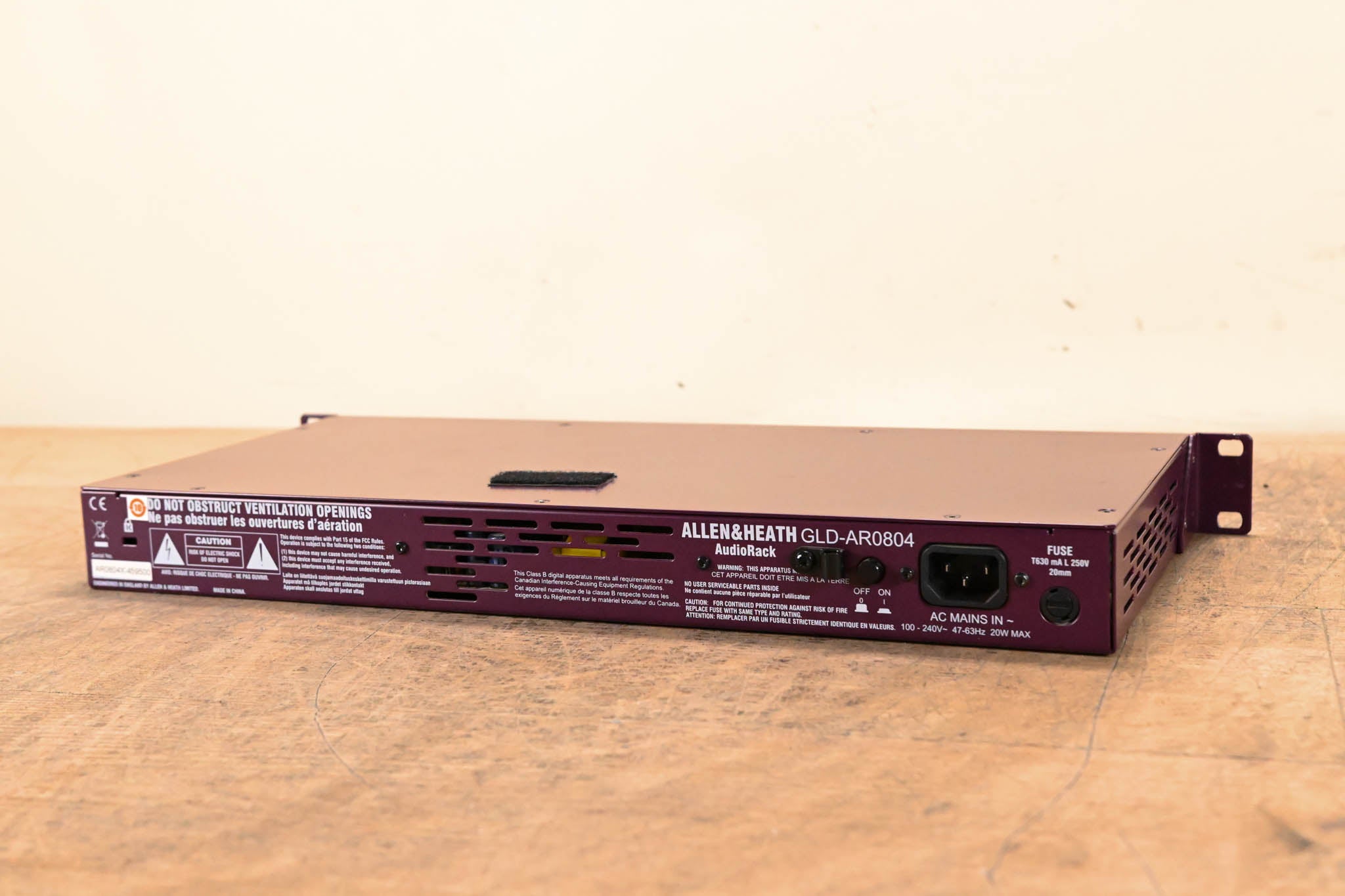 Allen & Heath AR84 8in / 4out Expansion AudioRack for GLD and Qu Mixers