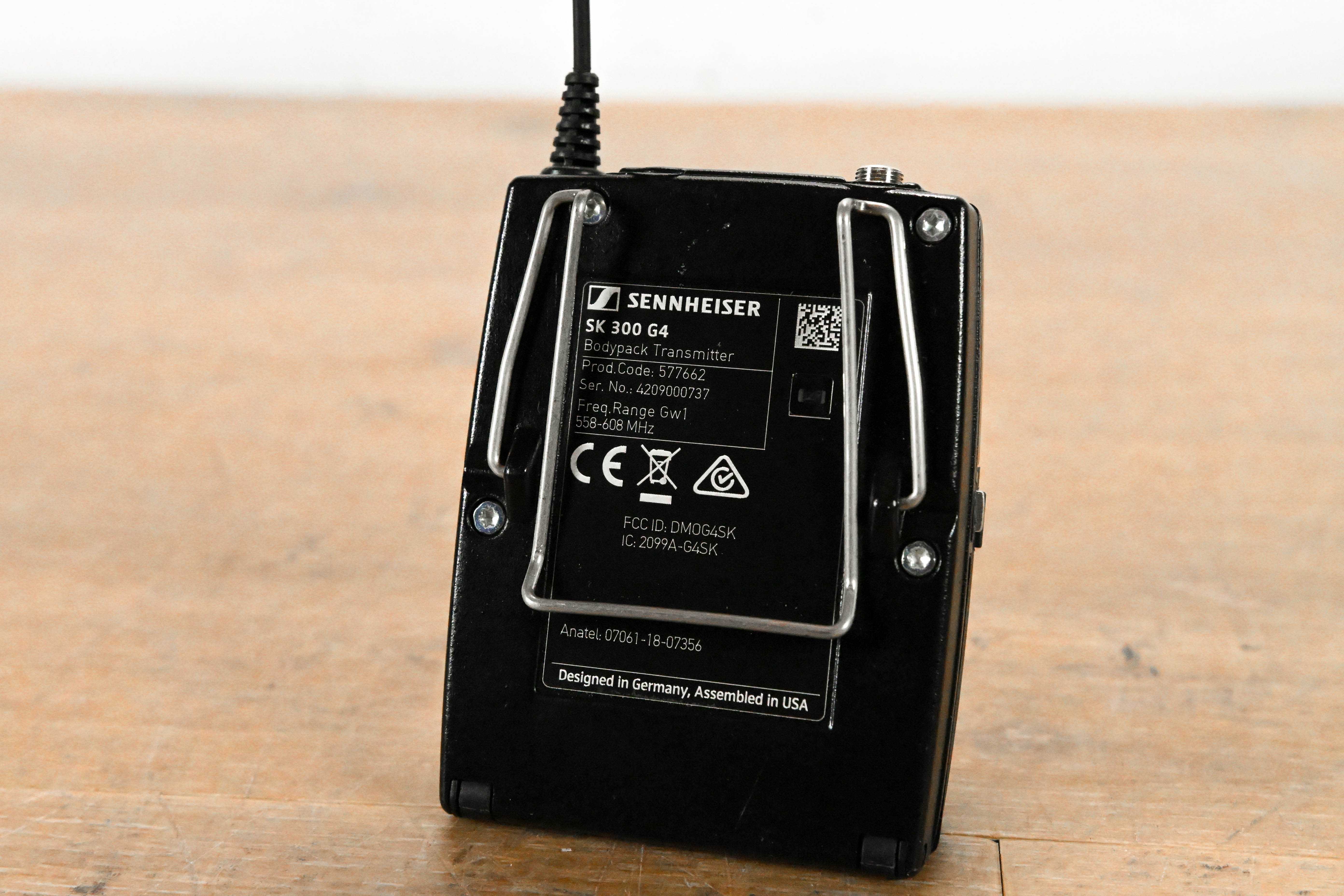 Sennheiser SK 300 G4 Wireless Bodypack Transmitter - 558-608 MHz