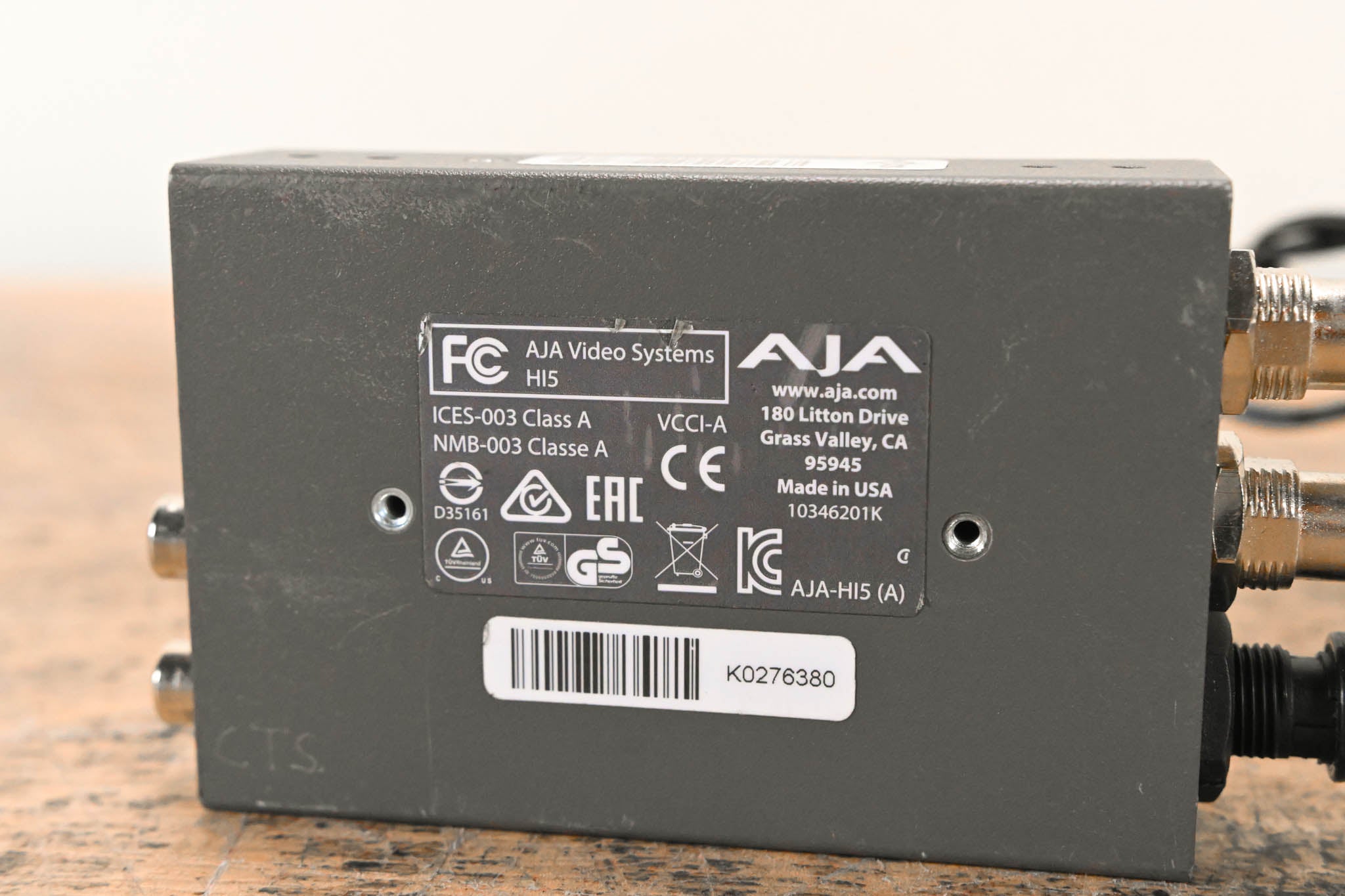 AJA HI5 HD/SD-SDI to HDMI Video and Audio Converter