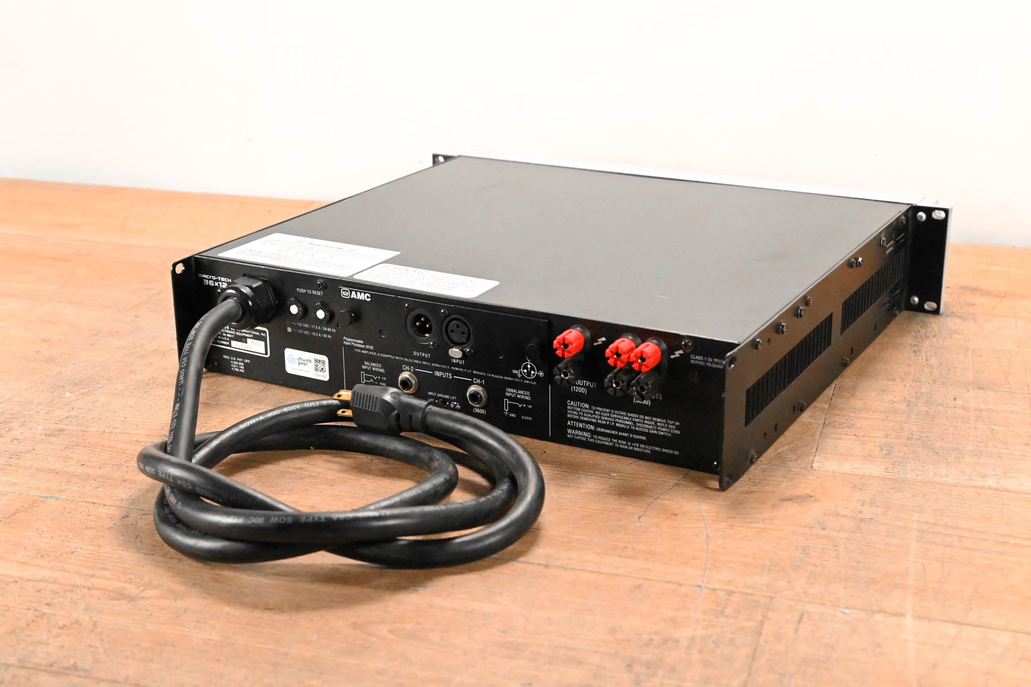 Crown Macro-Tech 36x12 2-Channel Power Amplifier