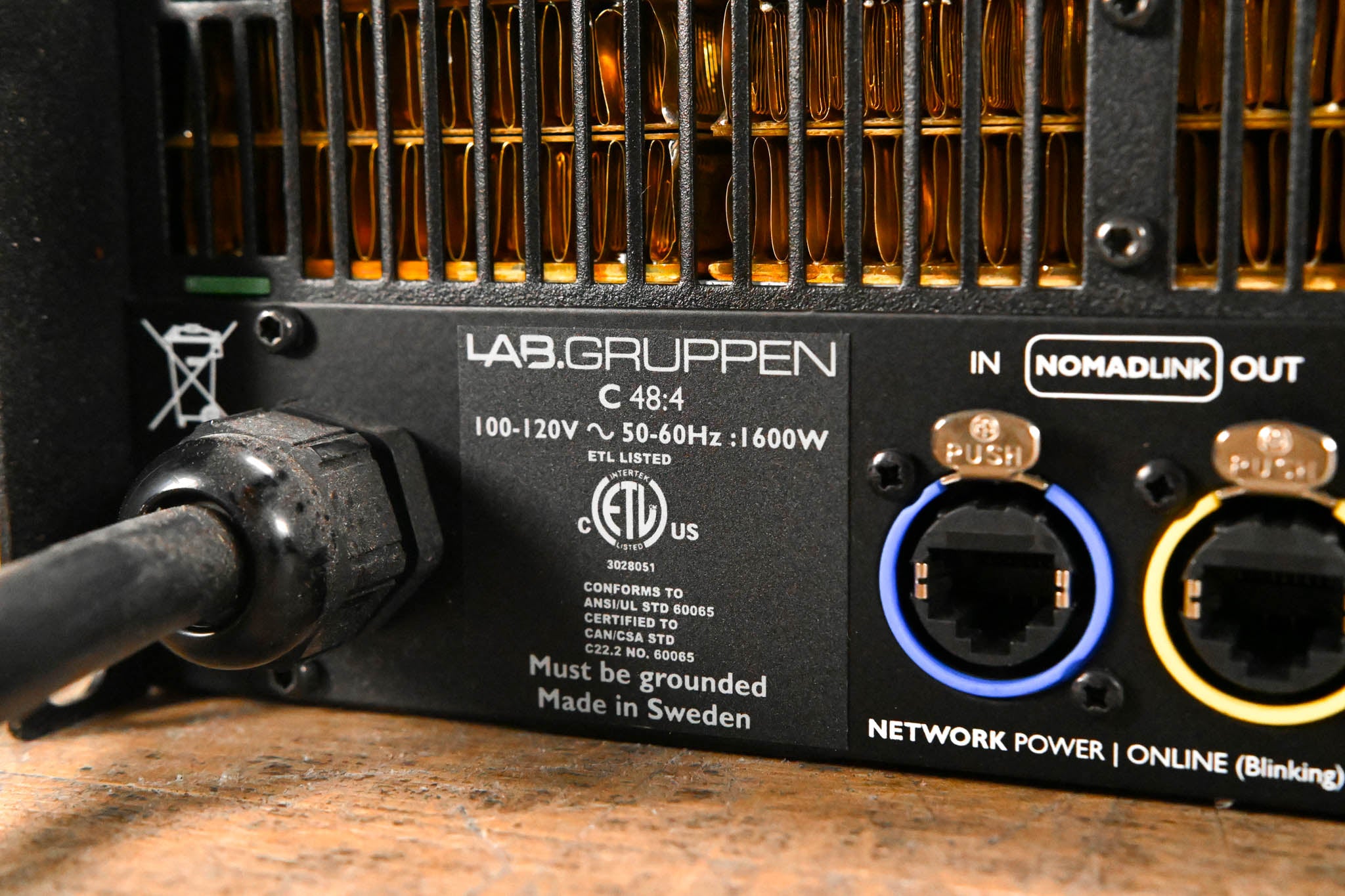 Lab Gruppen C 48:4 4800W 4-Channel Power Amplifier