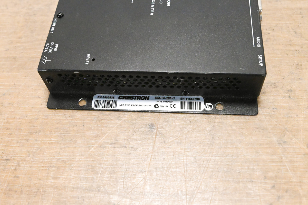 Crestron DM-TX-201-C DigitalMedia 8G+ Transmitter (NO POWER SUPPLY)