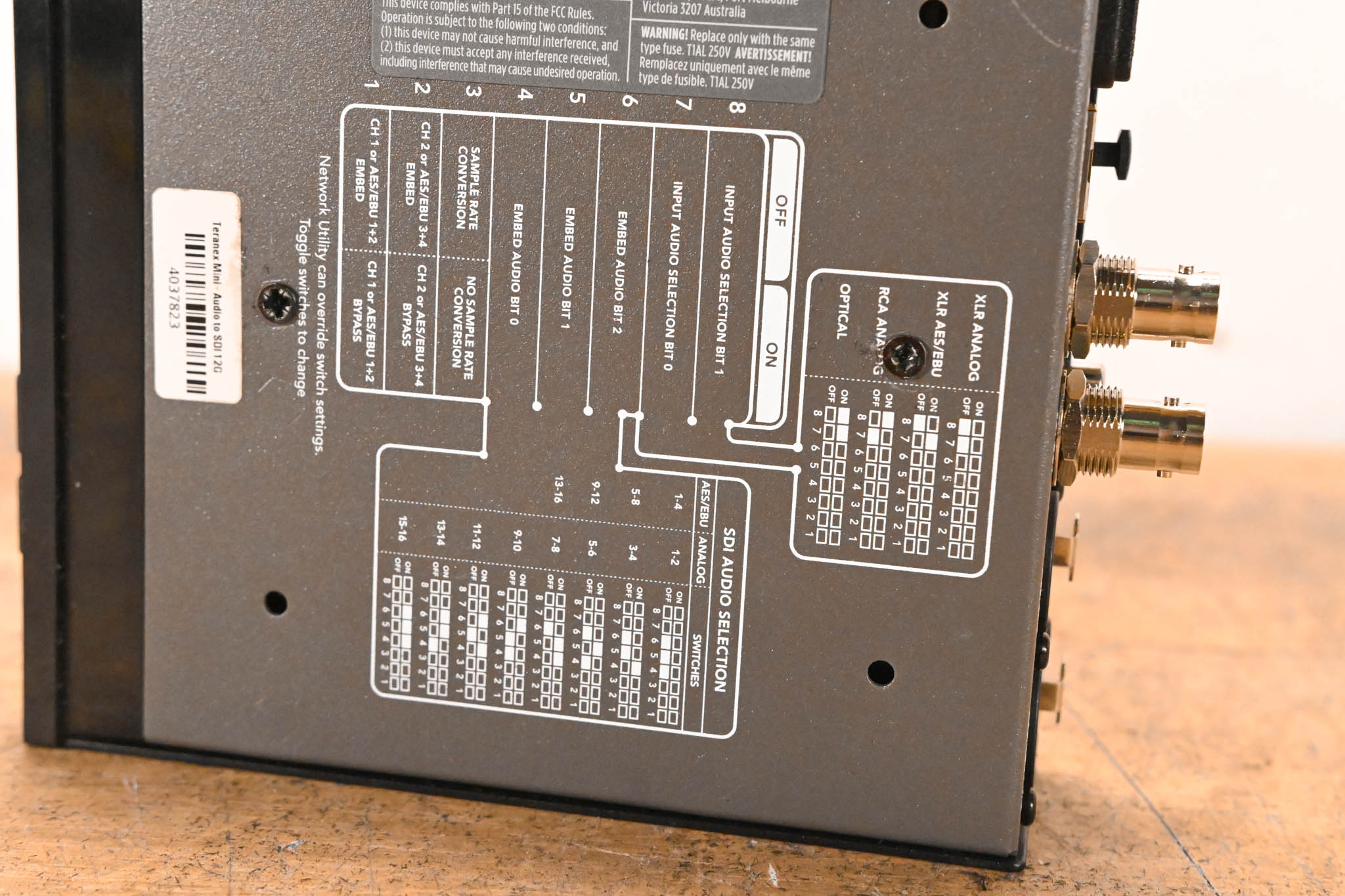 Blackmagic Design Teranex Mini Audio to SDI 12G w/ Smart Panel