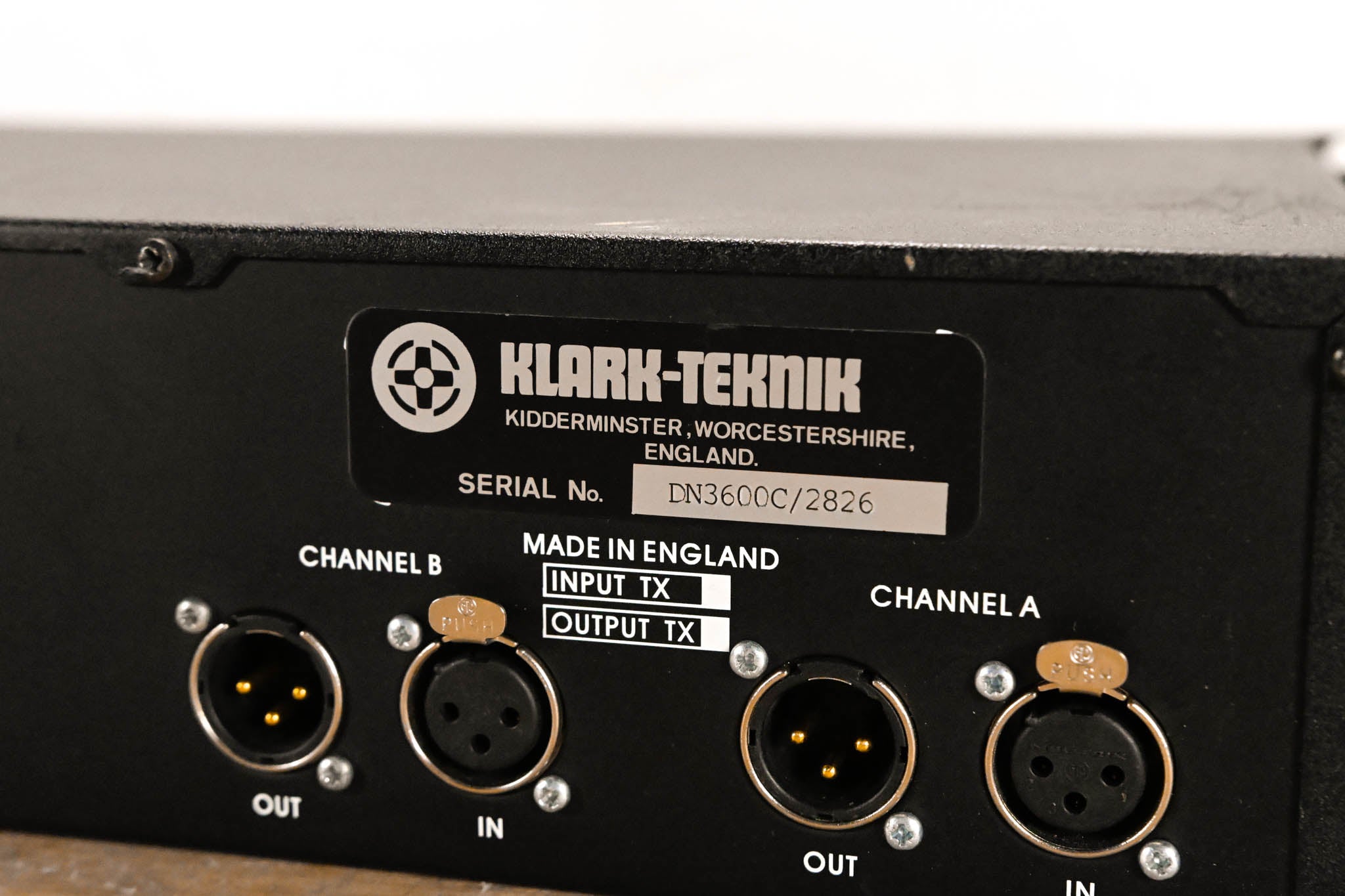 Klark Teknik DN3600 Programmable Graphic Equalizer