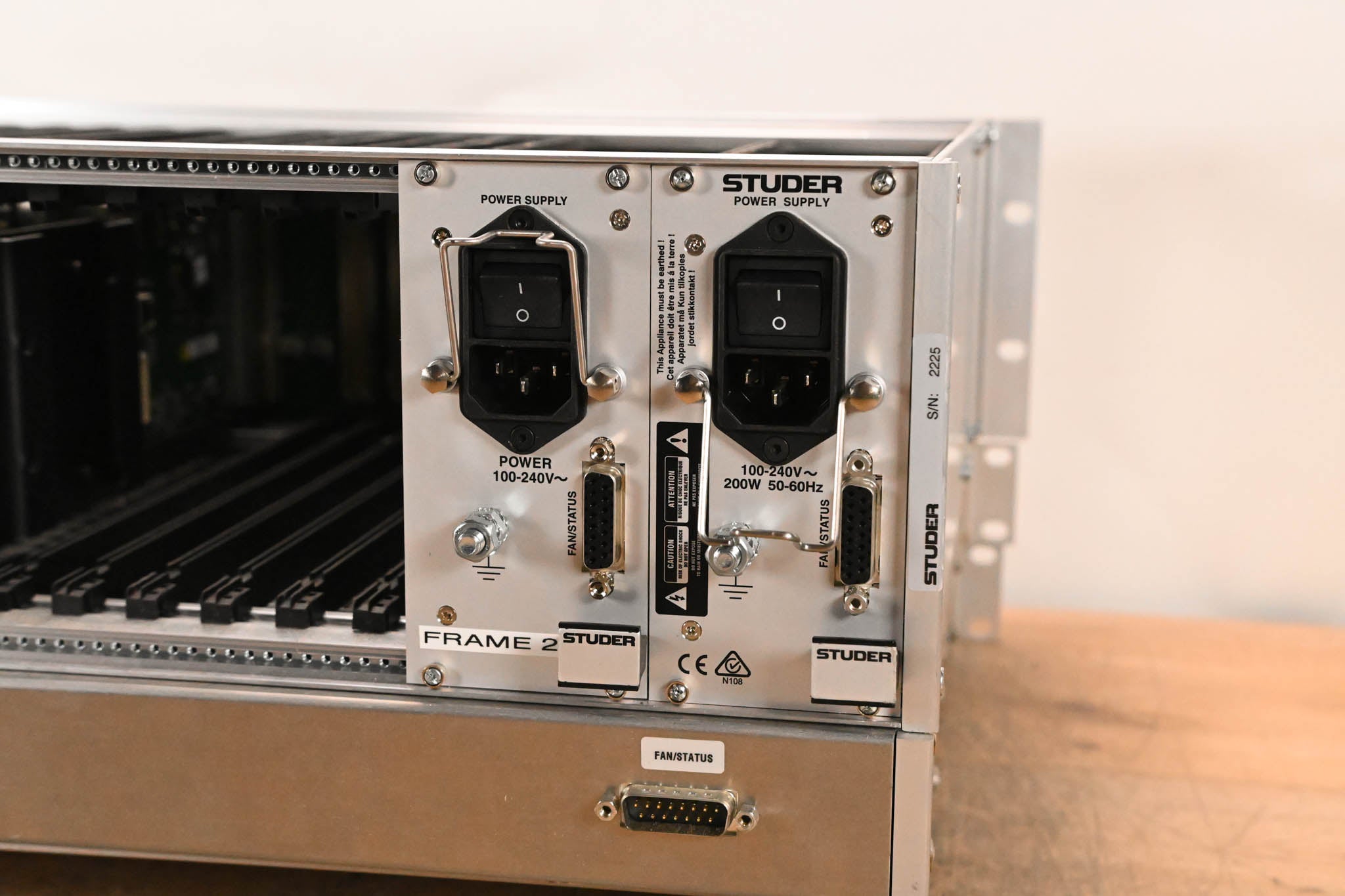 Studer D23m I/O System w/ A-Link HD Card, Fan Module, and Filter Module