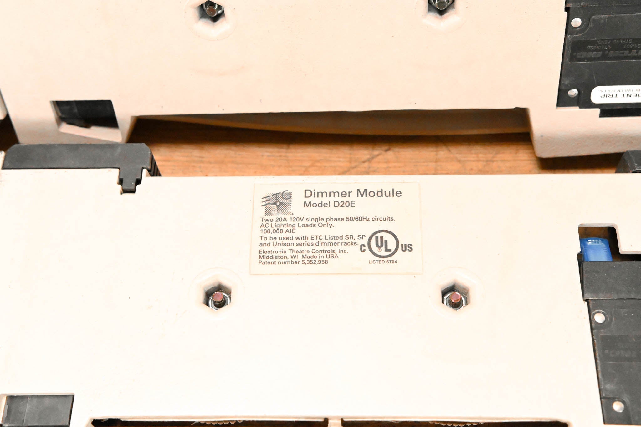 ETC D20E Dual 20A Dimmer Module (Pack of 4)
