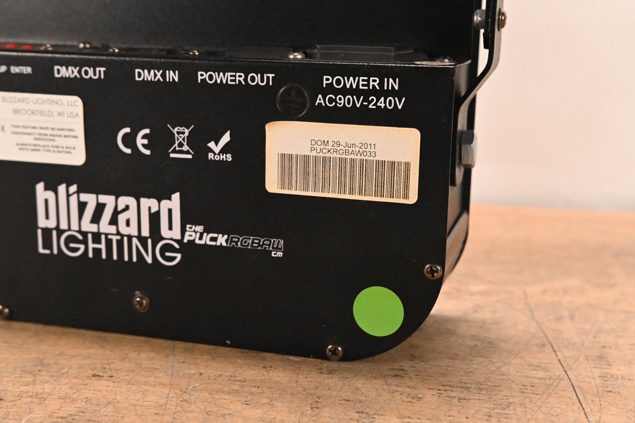Blizzard Lighting The Puck RGBAW Flat LED PAR Can