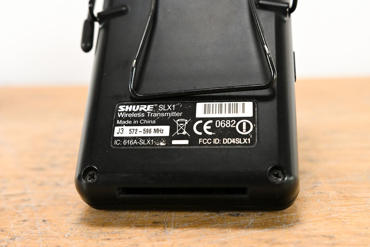 Shure SLX14 Bodypack Wireless System - J3 Band (NO POWER SUPPLY)