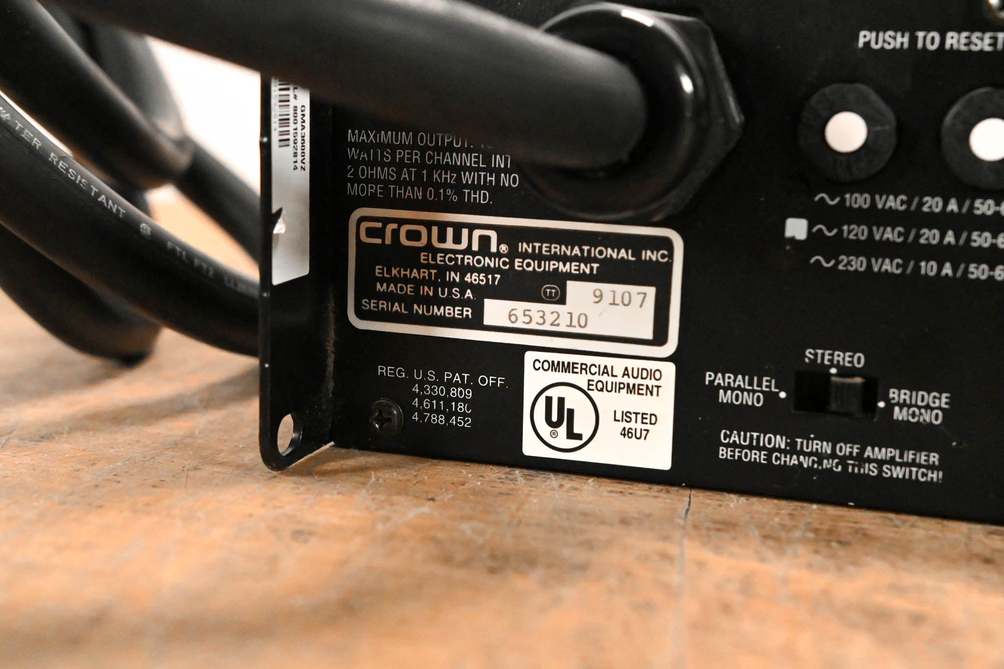 Crown Macro-Tech 3600VZ 2-Channel Power Amplifier