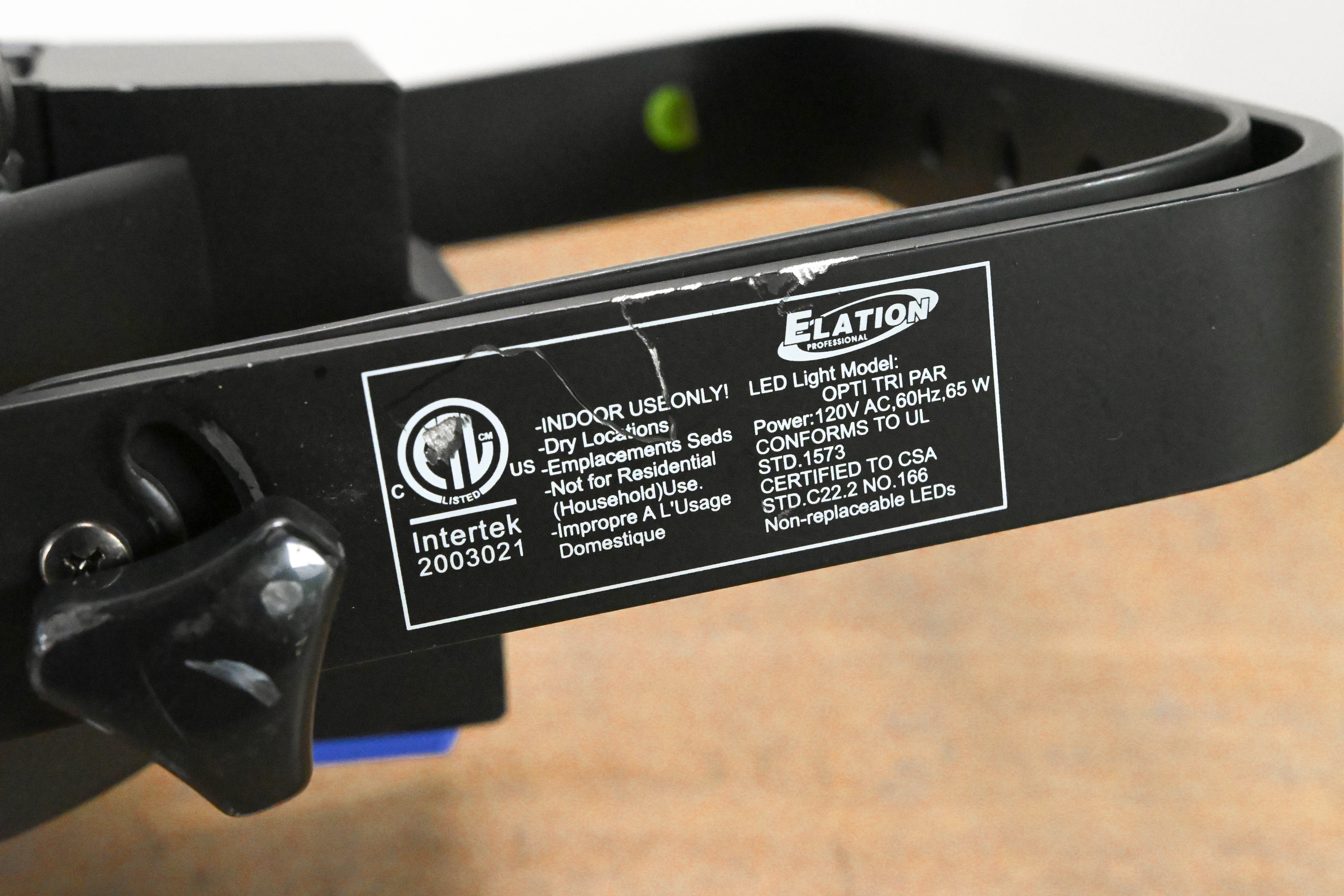 Elation OPTI TRI PAR 18 x 3W Tri Color LED Par