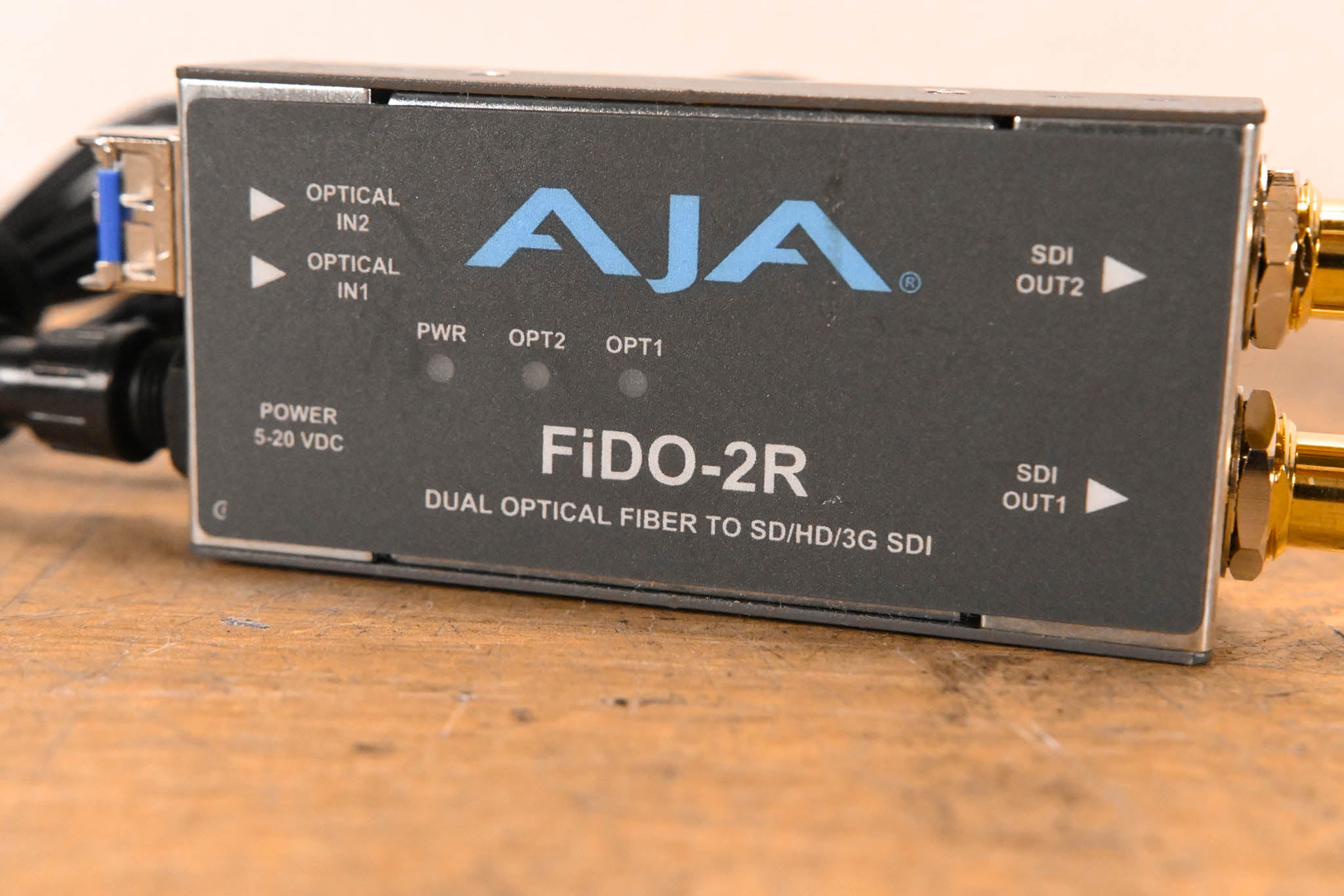 AJA FIDO-2R Dual-Channel Optical Fiber to SD/HD/3G SDI Receiver