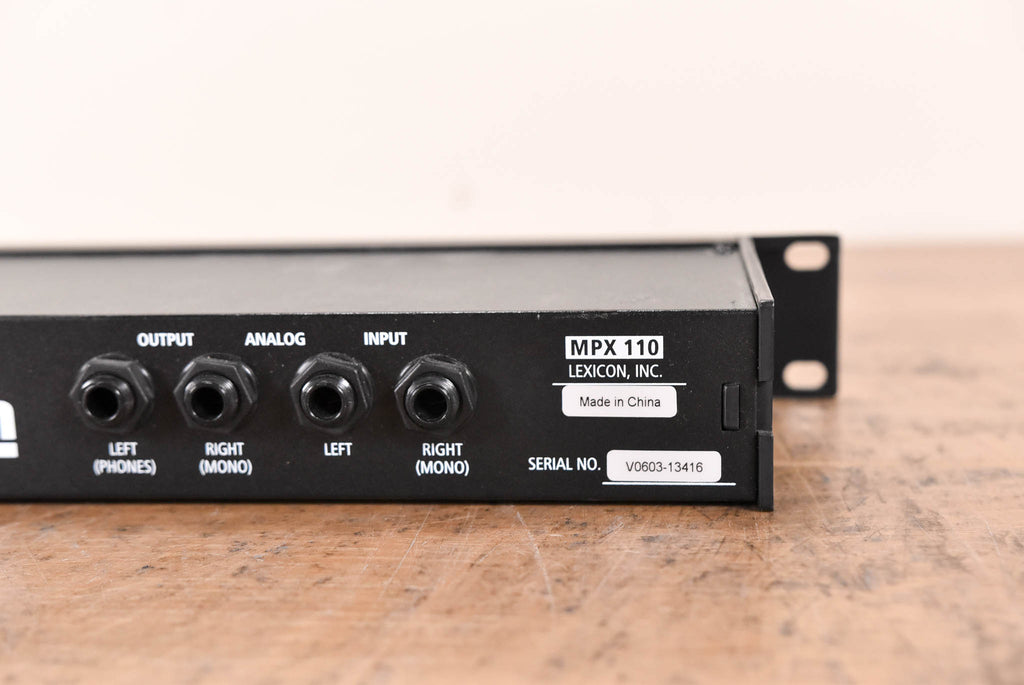 Lexicon MPX110 Dual-Channel Effects Processor (NO POWER SUPPLY)