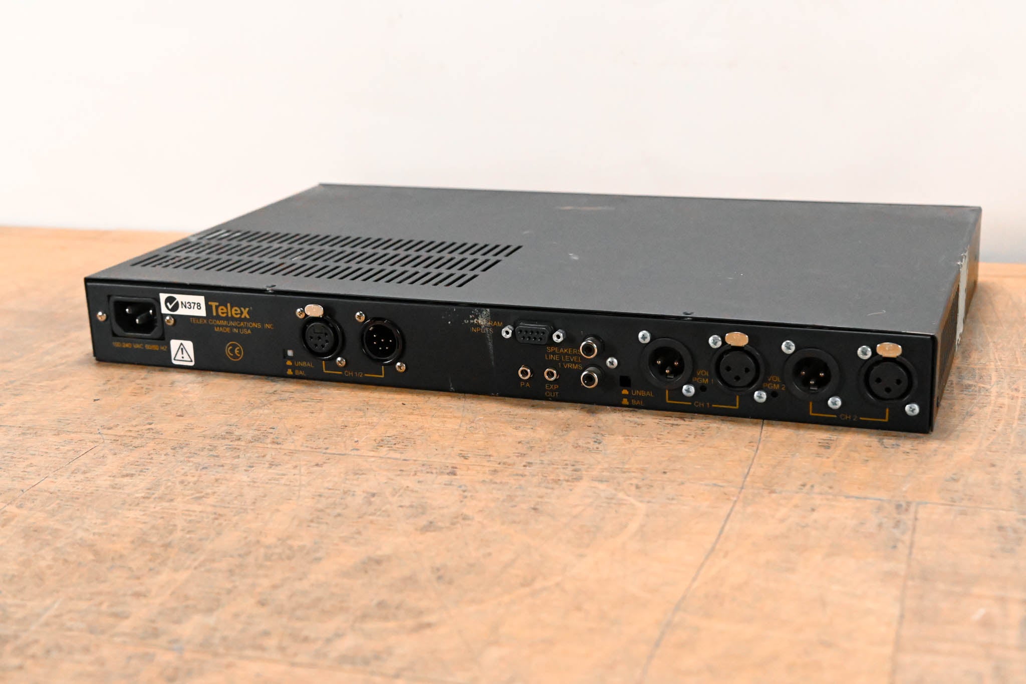 Telex MS-2002 2-Channel Master Station and Power Supply
