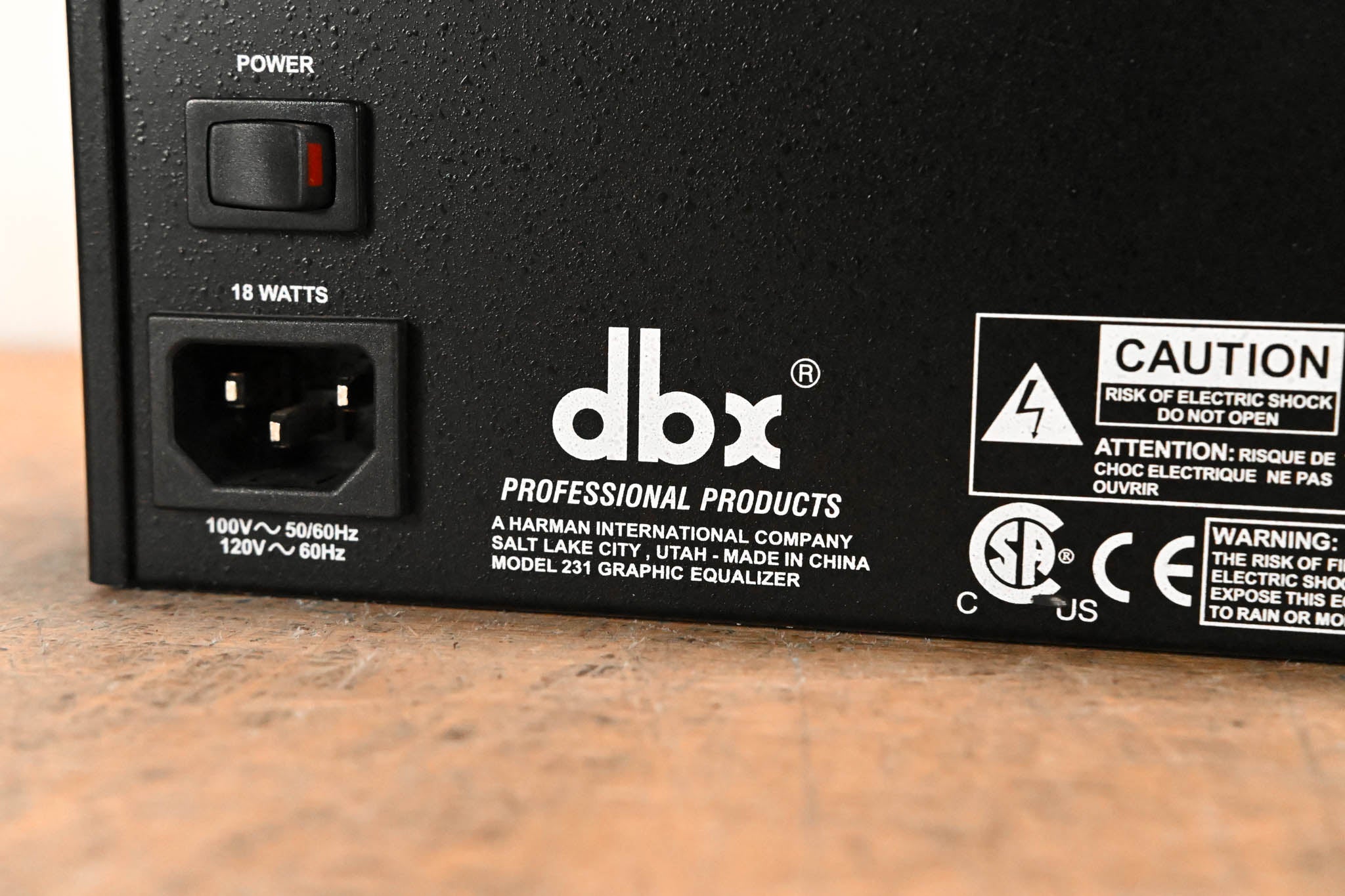 dbx 231 Dual-Channel 31-Band Graphic Equalizer