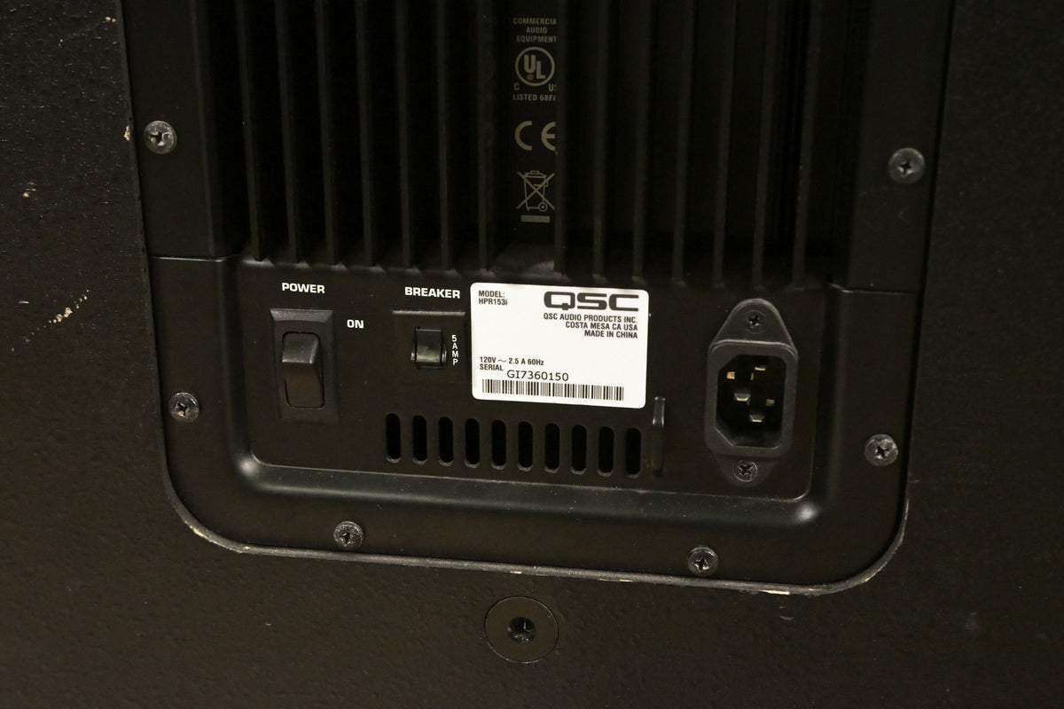 QSC HPR153i 15" 3-Way Powered Loudspeaker (PAIR)