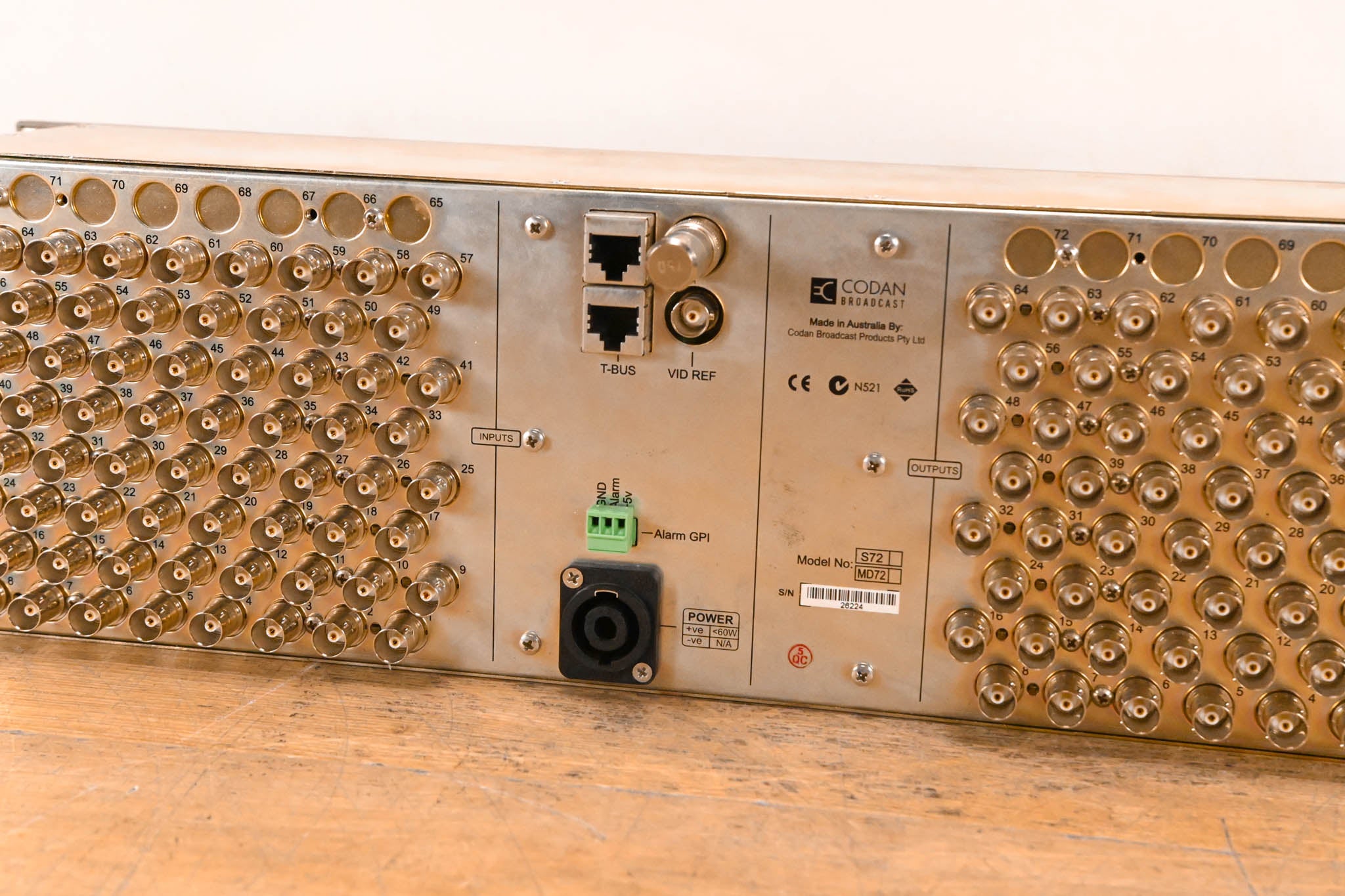 Codan Broadcast (Ross) NK-MD72 72 x 72 HD/SD SDI Router (NO PSU)