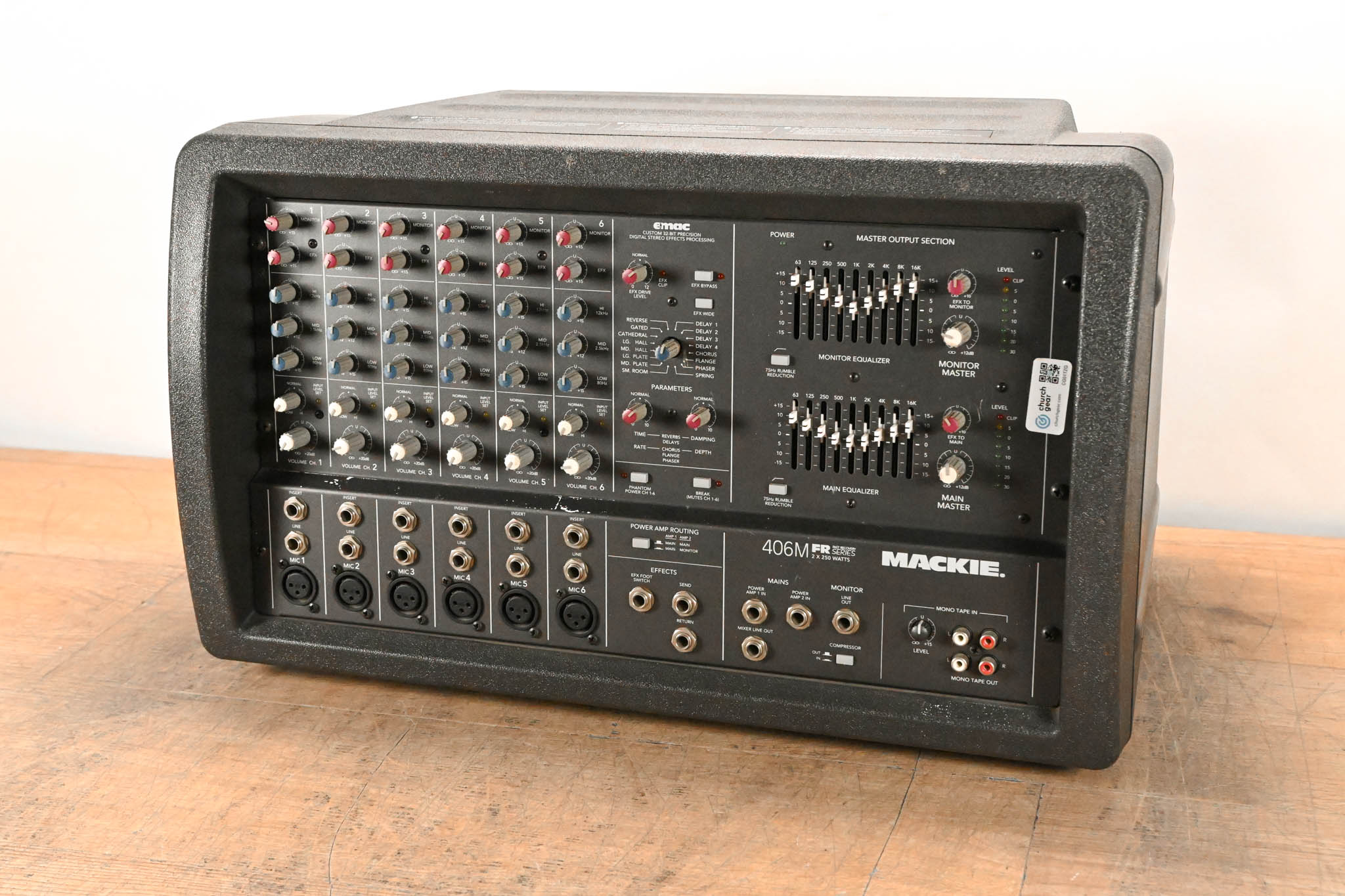 Mackie 406M FR Series 6-Channel Powered Mixer