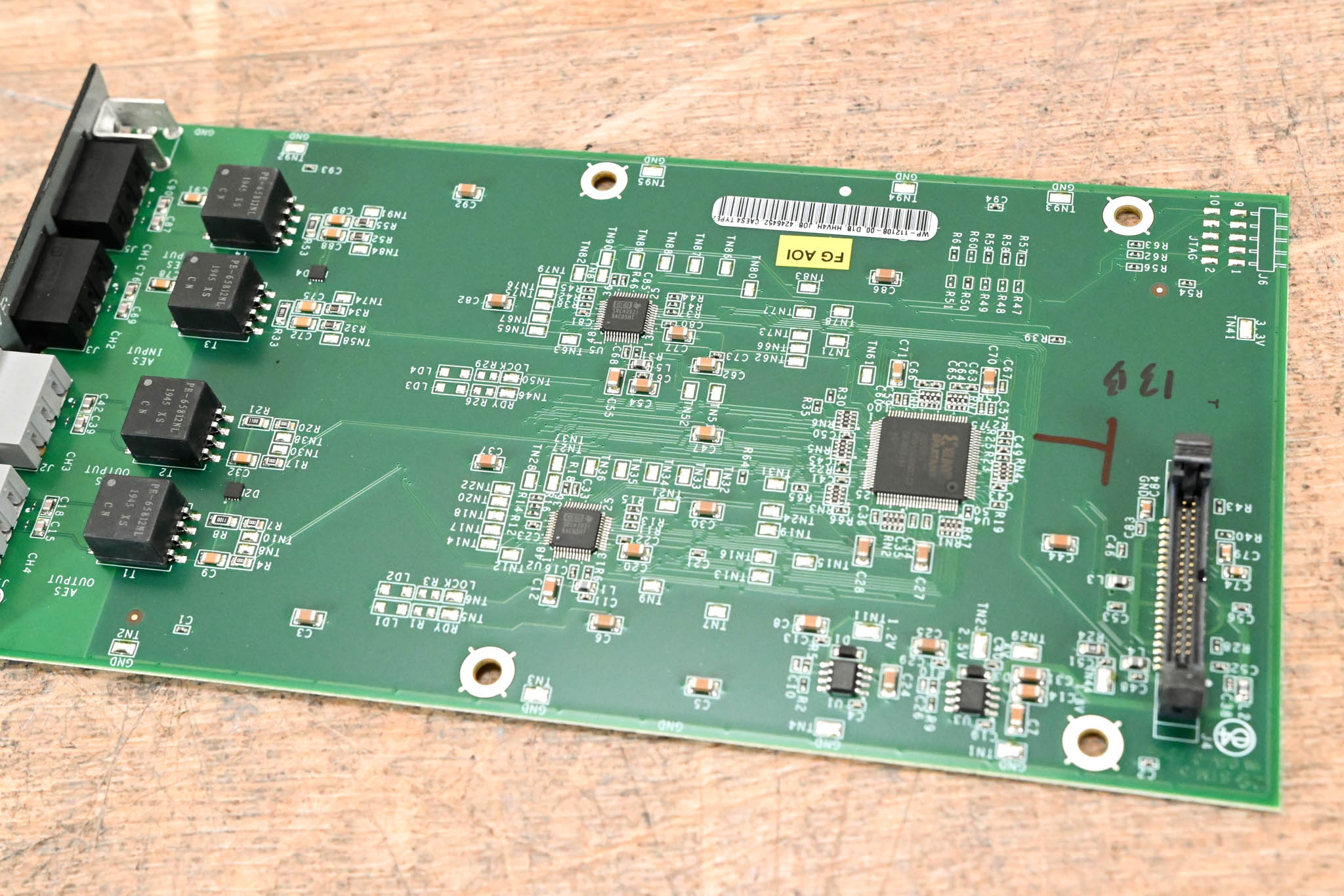 QSC CAES4 Q-SYS AES-3 Digital Input/Output Card