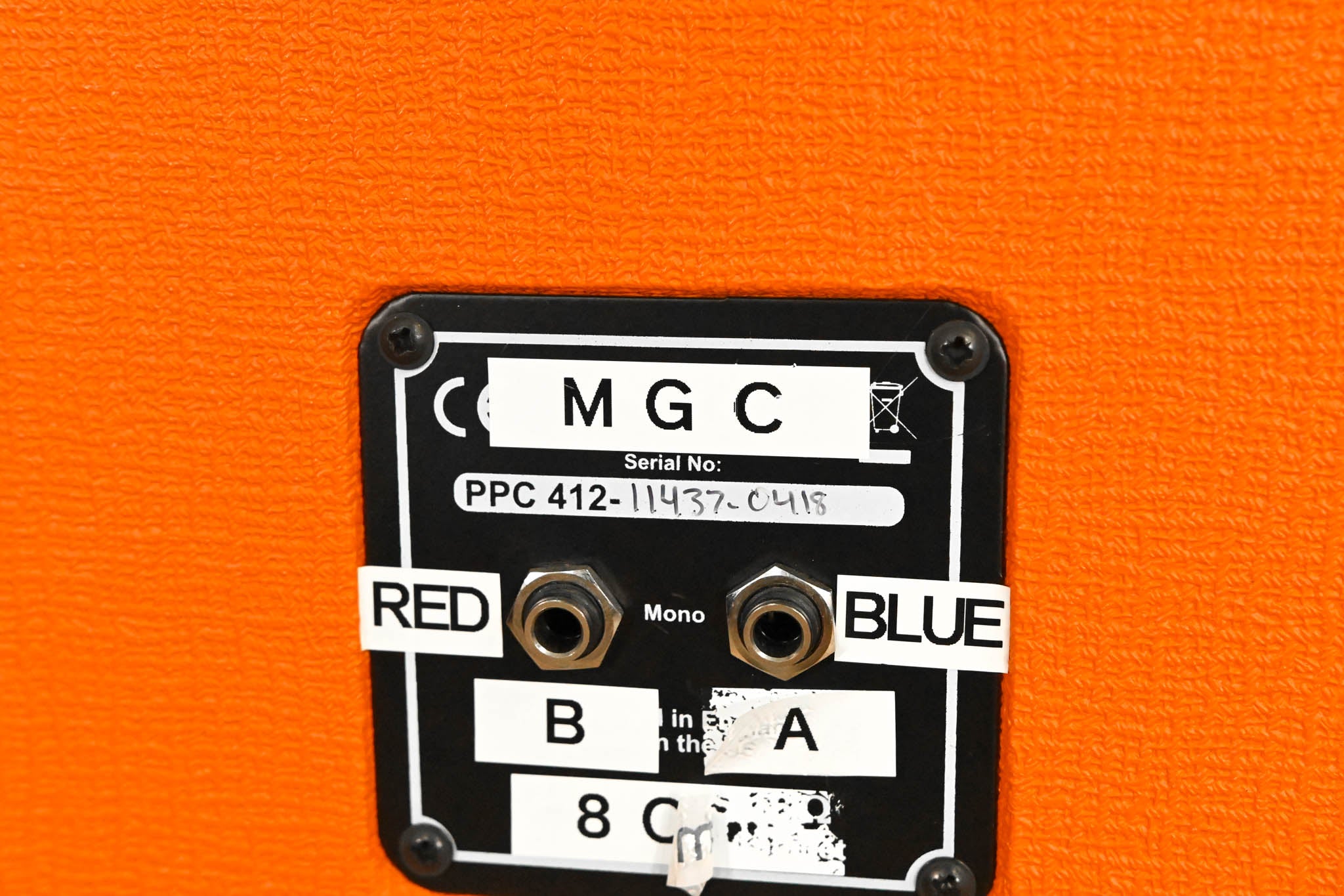 Orange PPC412 240W 4x12" Guitar Speaker Cabinet with Road Case