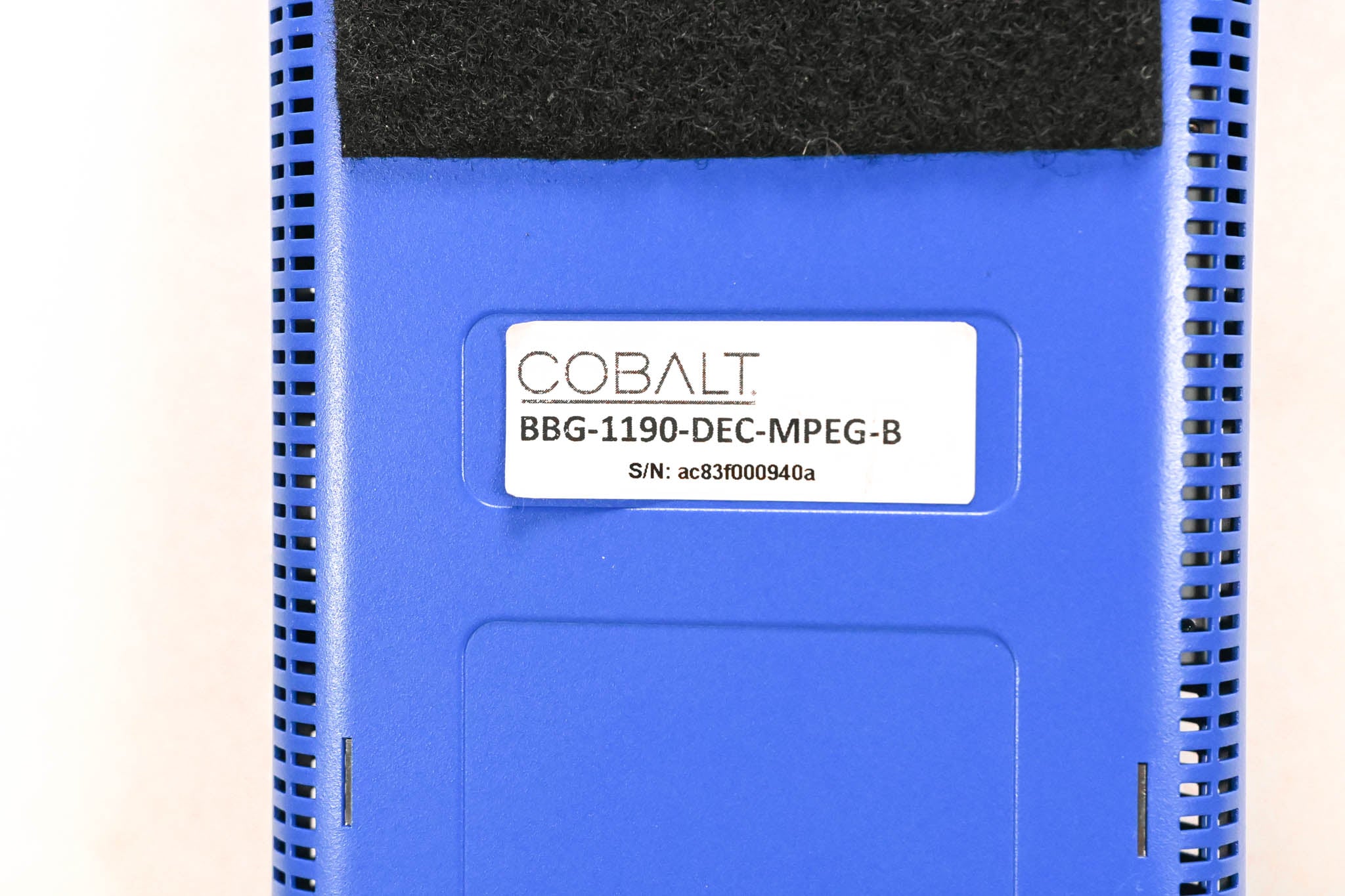 Cobalt BBG-1190-DEC-MPEG-B Broadcast Video Decoder