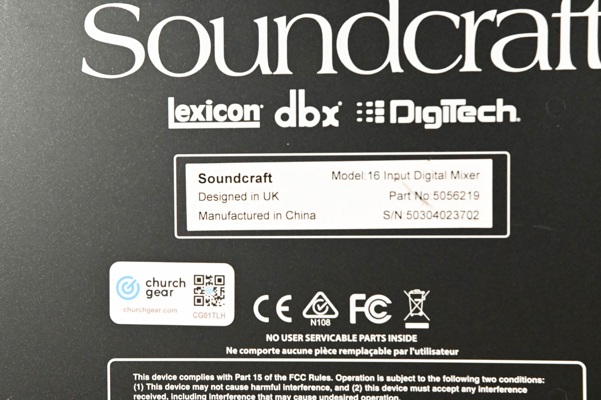 Soundcraft Ui16 16-Input Remote-Controlled Digital Mixer